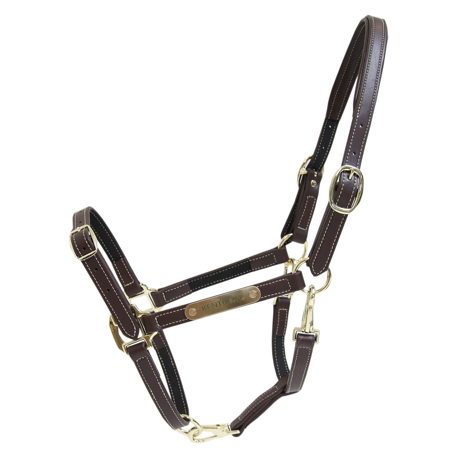 Kentucky Horsewear Cabezada de Cuadra de Cuero Flexible Cabezadas de cuadra & Ramales