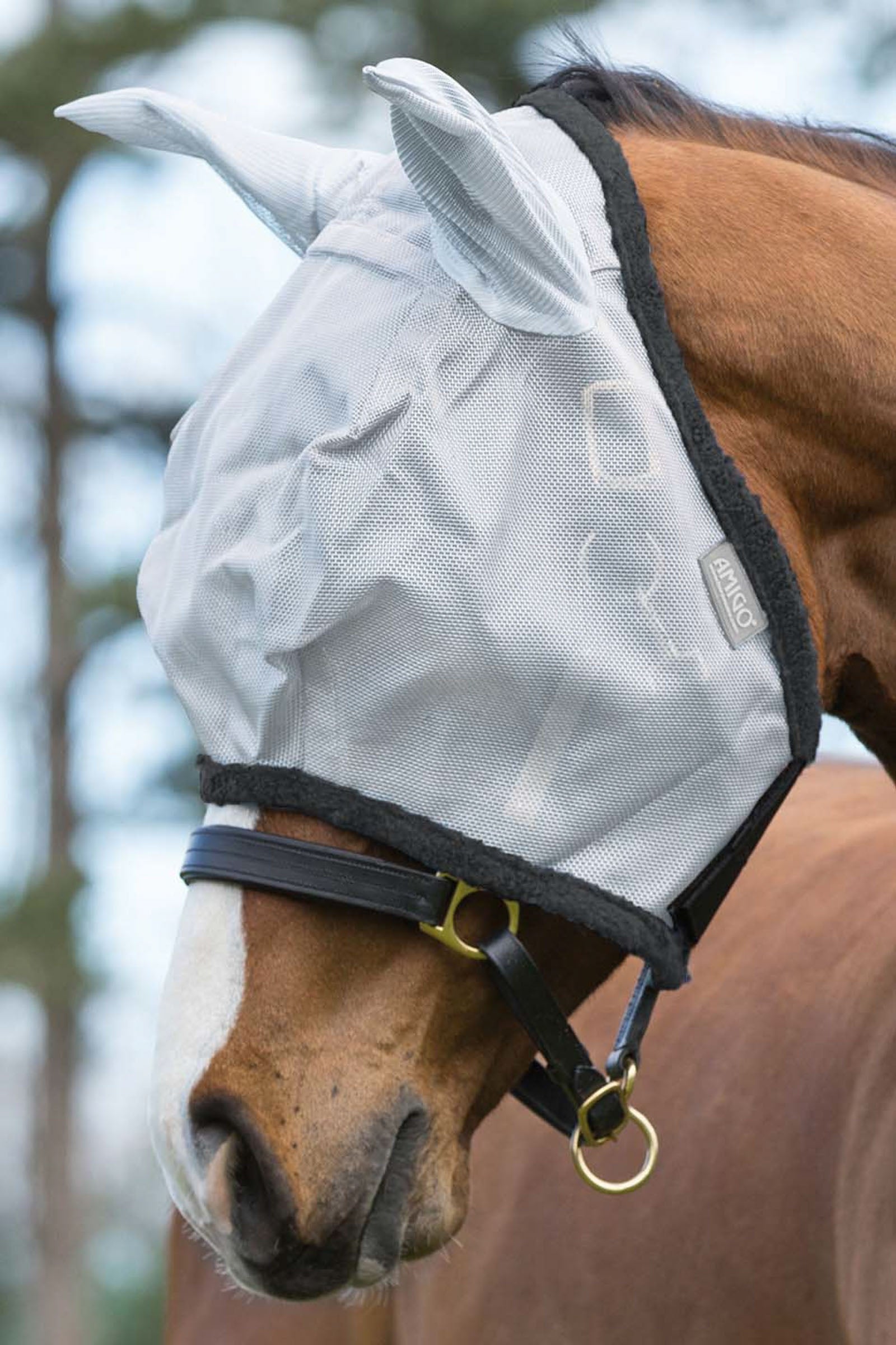 Horseware Amigo Máscara Anti-moscas Protección Antimoscas para Caballos