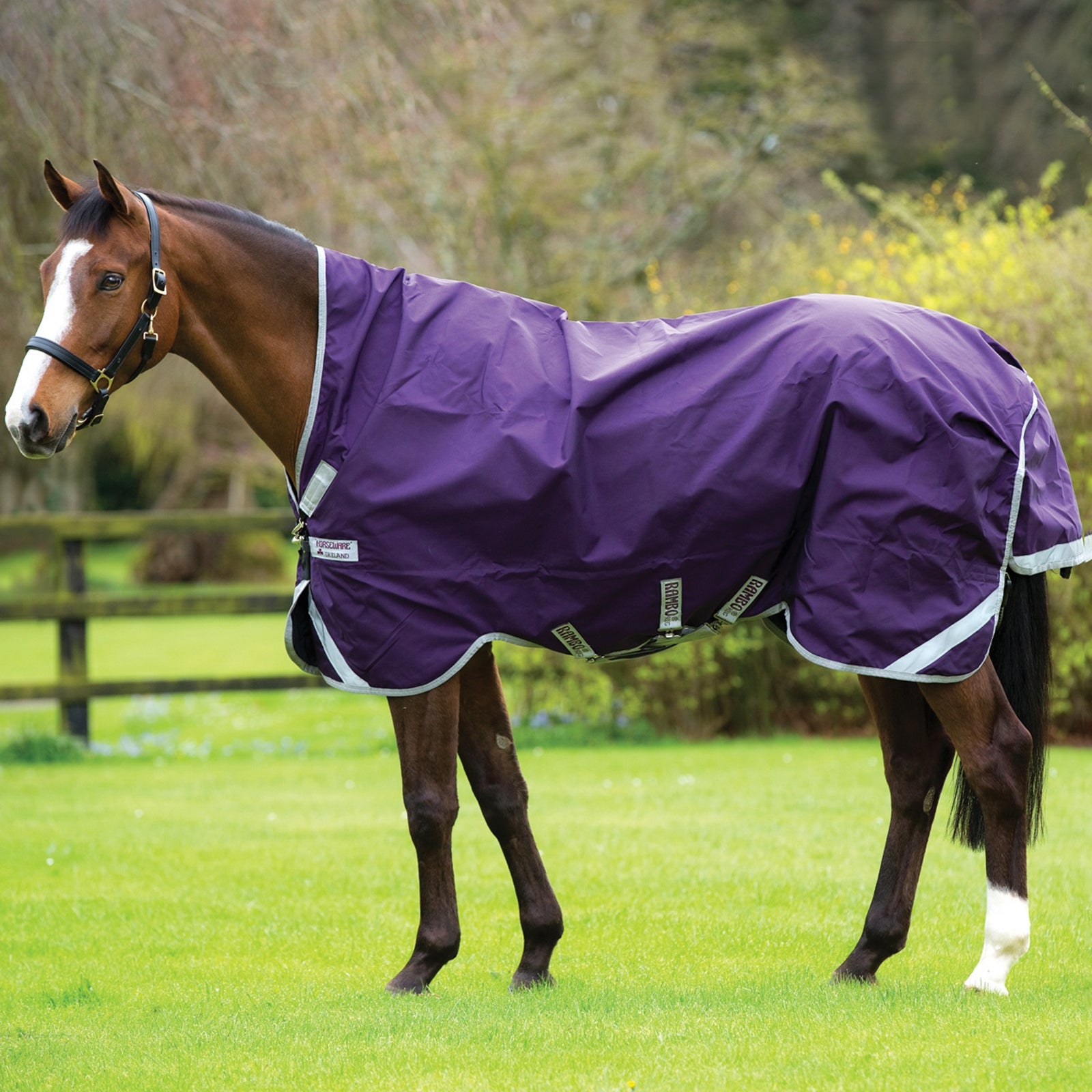 Horseware Rambo Wug Turnout Rug with High Neck, 0g Horse Rugs