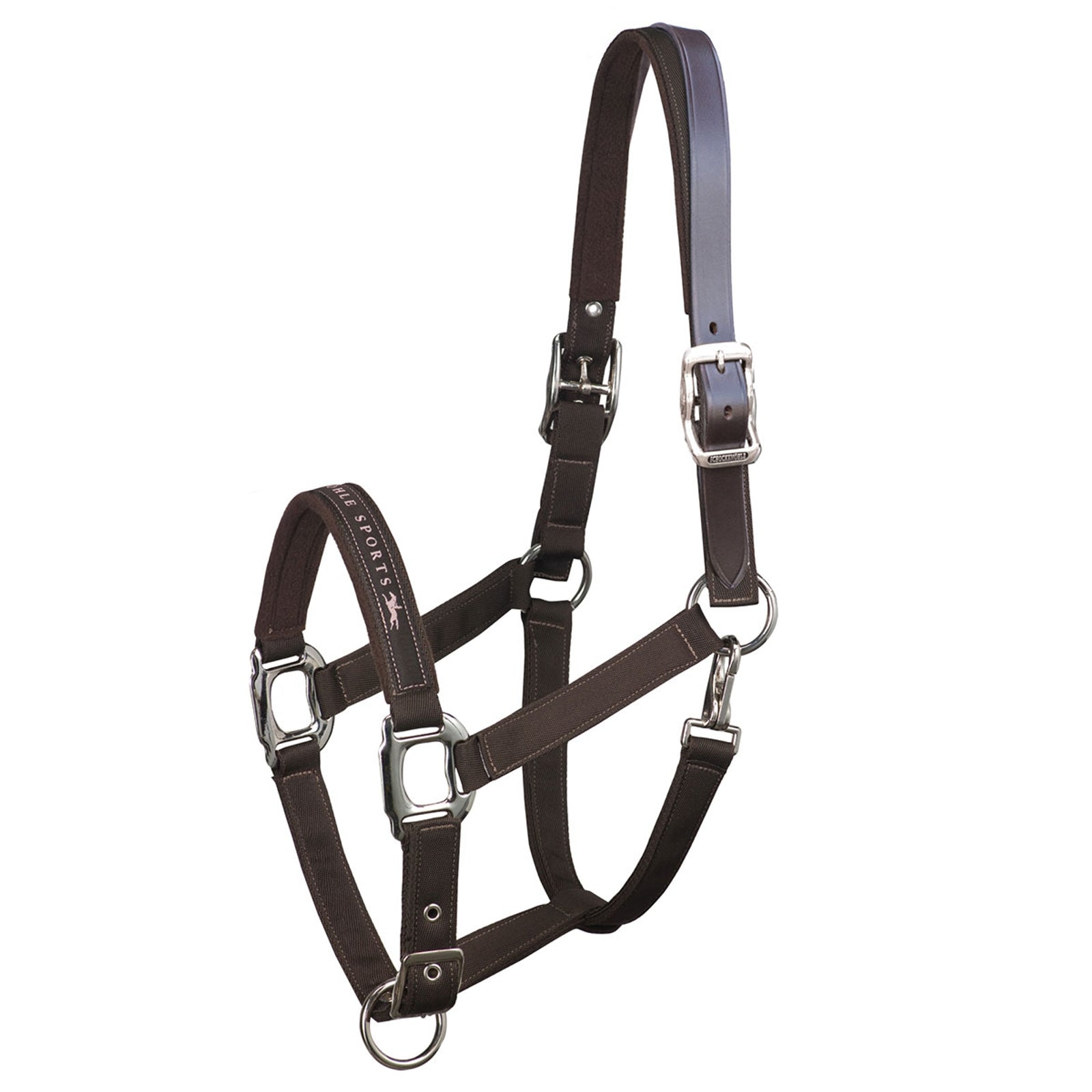 Schockemöhle Sports Memphis Breakaway, Nylon Halter + Leather strap Cabezadas de cuadra & Ramales