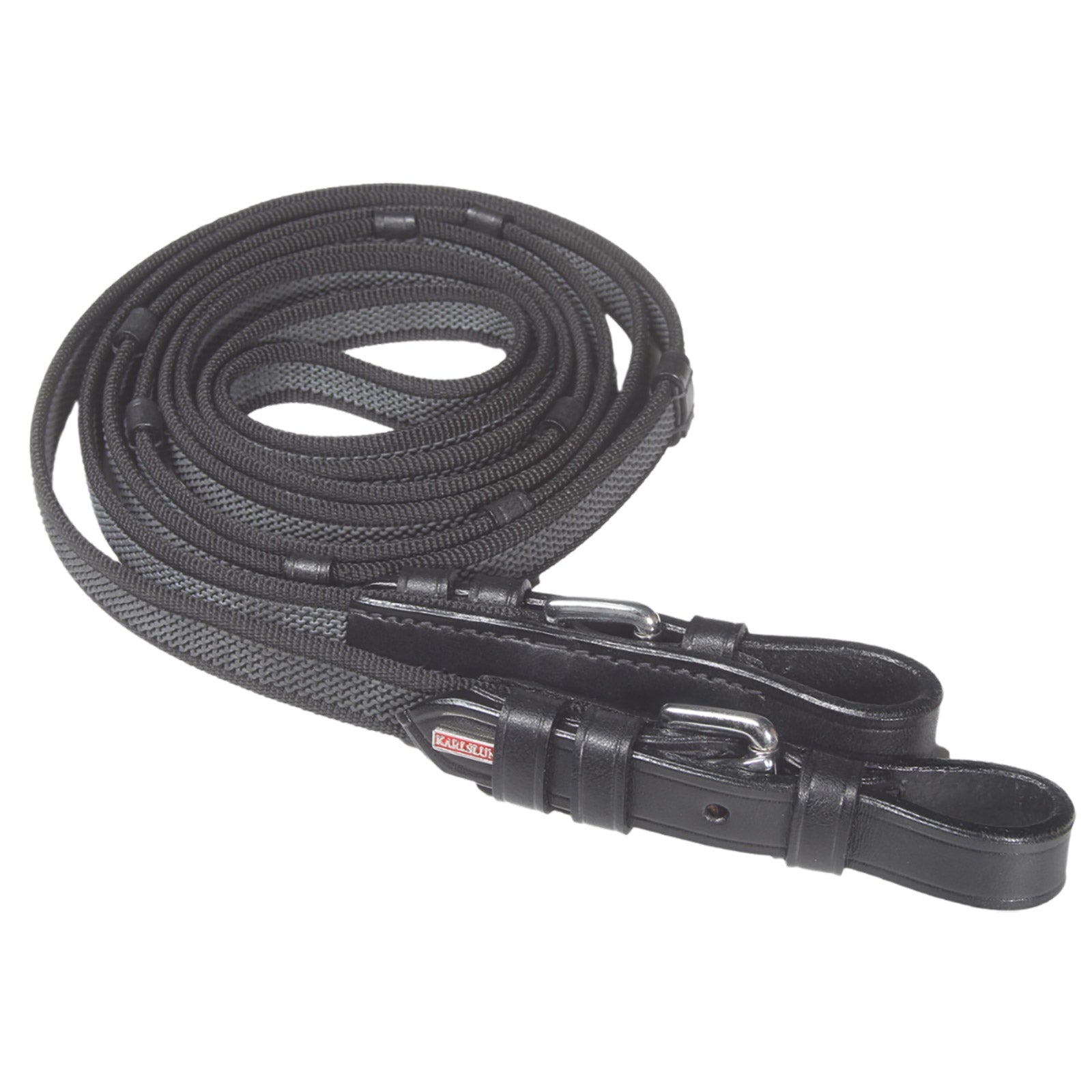 Karlslund Super Grip Riendas con Topes y Hebillas Cabezadas de montar & Riendas