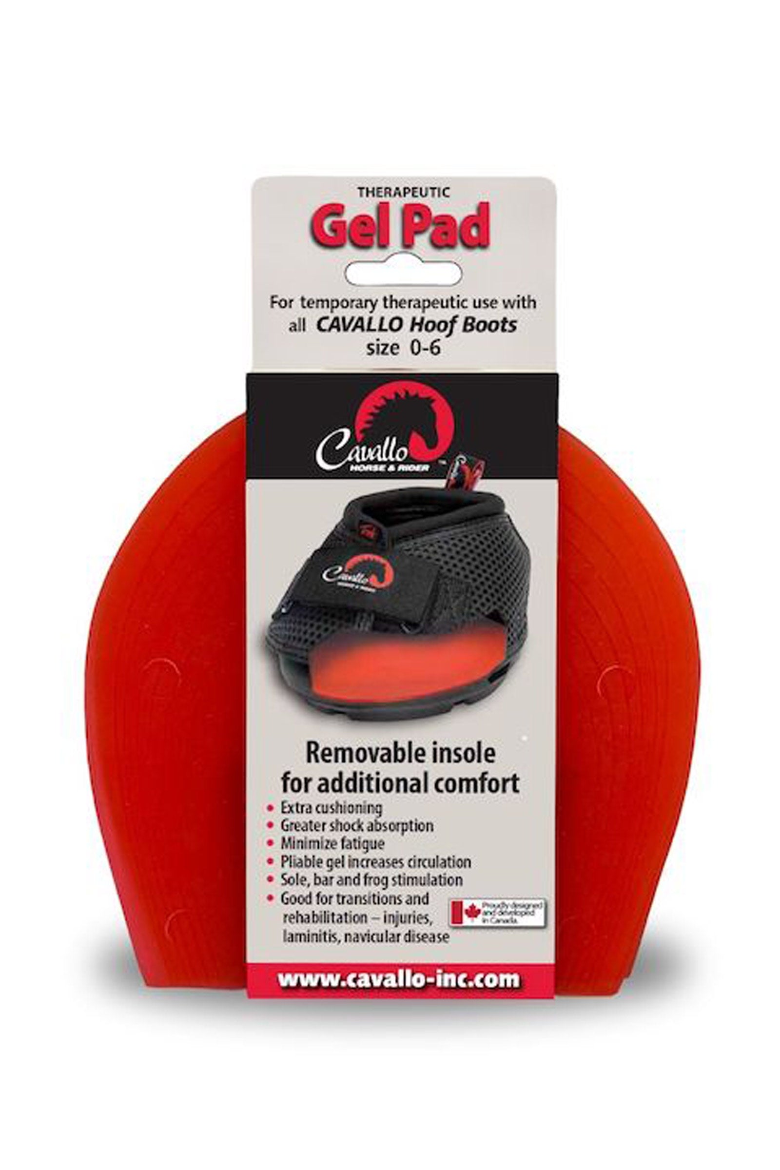 Cavallo Hoof Boots F.R.A. Almohadillas de gel (2uds) Leg Protection & Hoof Protection for Horses