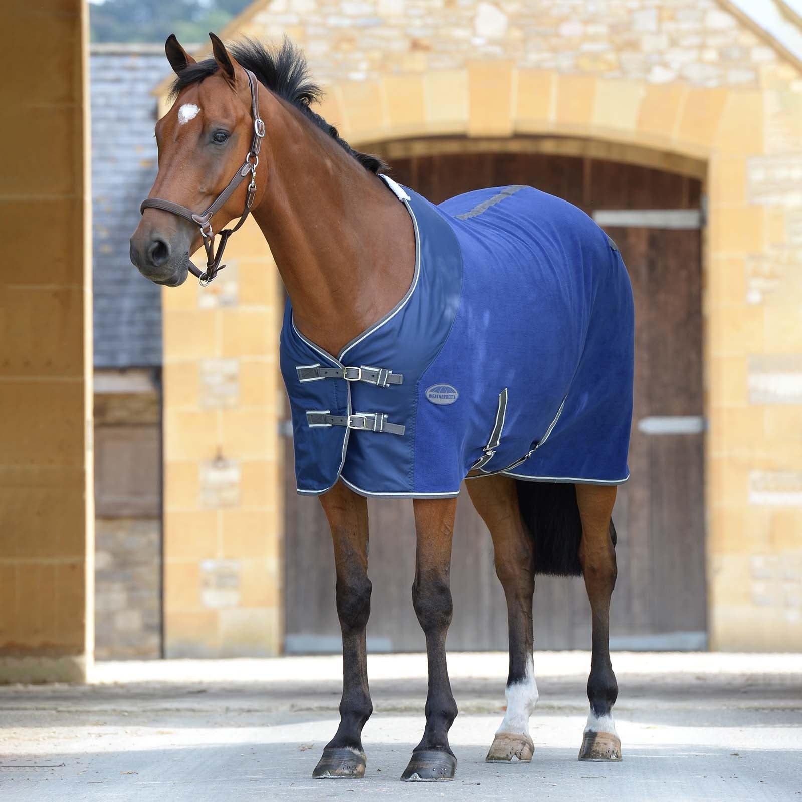Weatherbeeta Manta de Secado Polar Cuello Estándar Mantas Caballo
