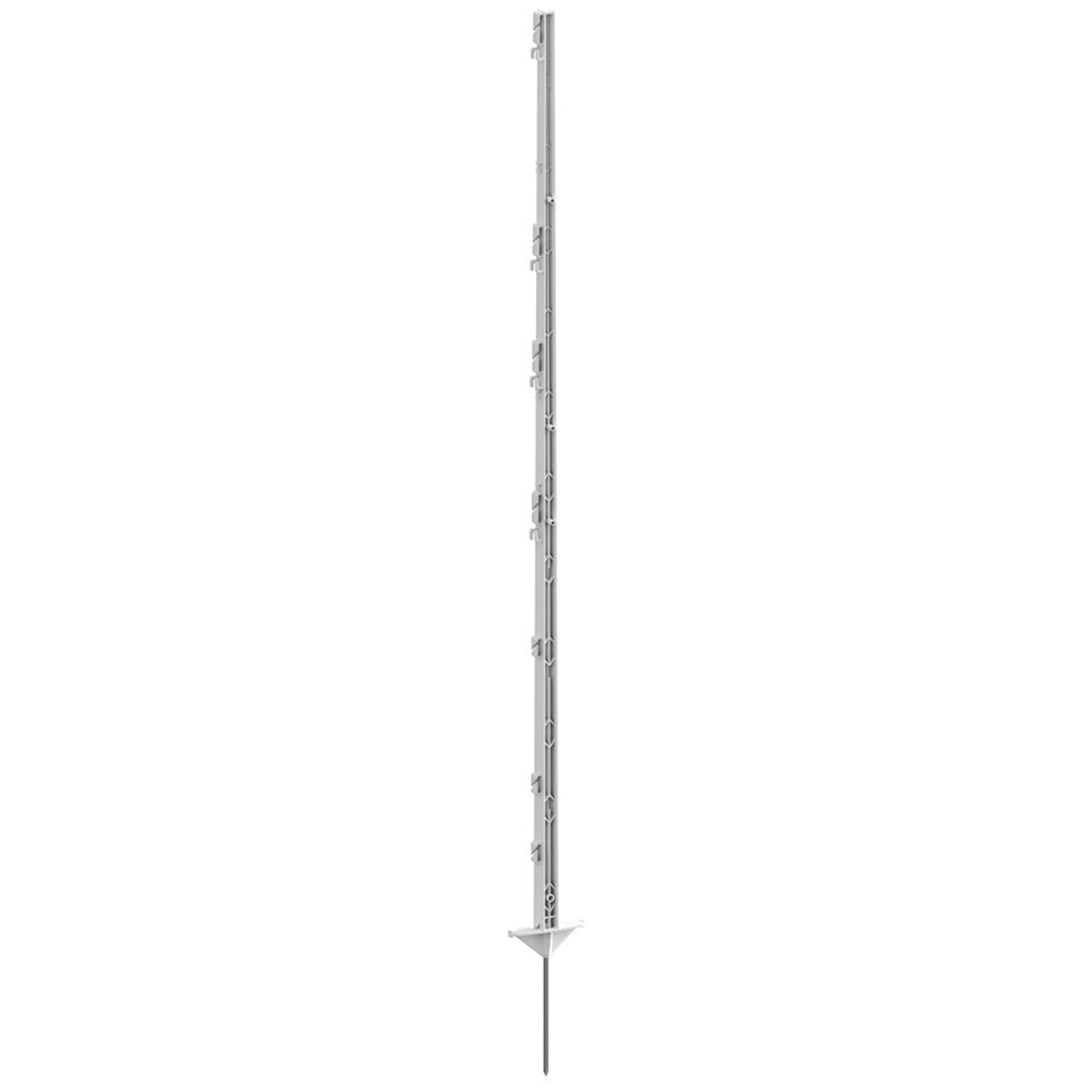 Farm Patrol Kerbl Plastic Post Classic blanco 156cm,21cm pincho, 5 uds Suministros de Cercas