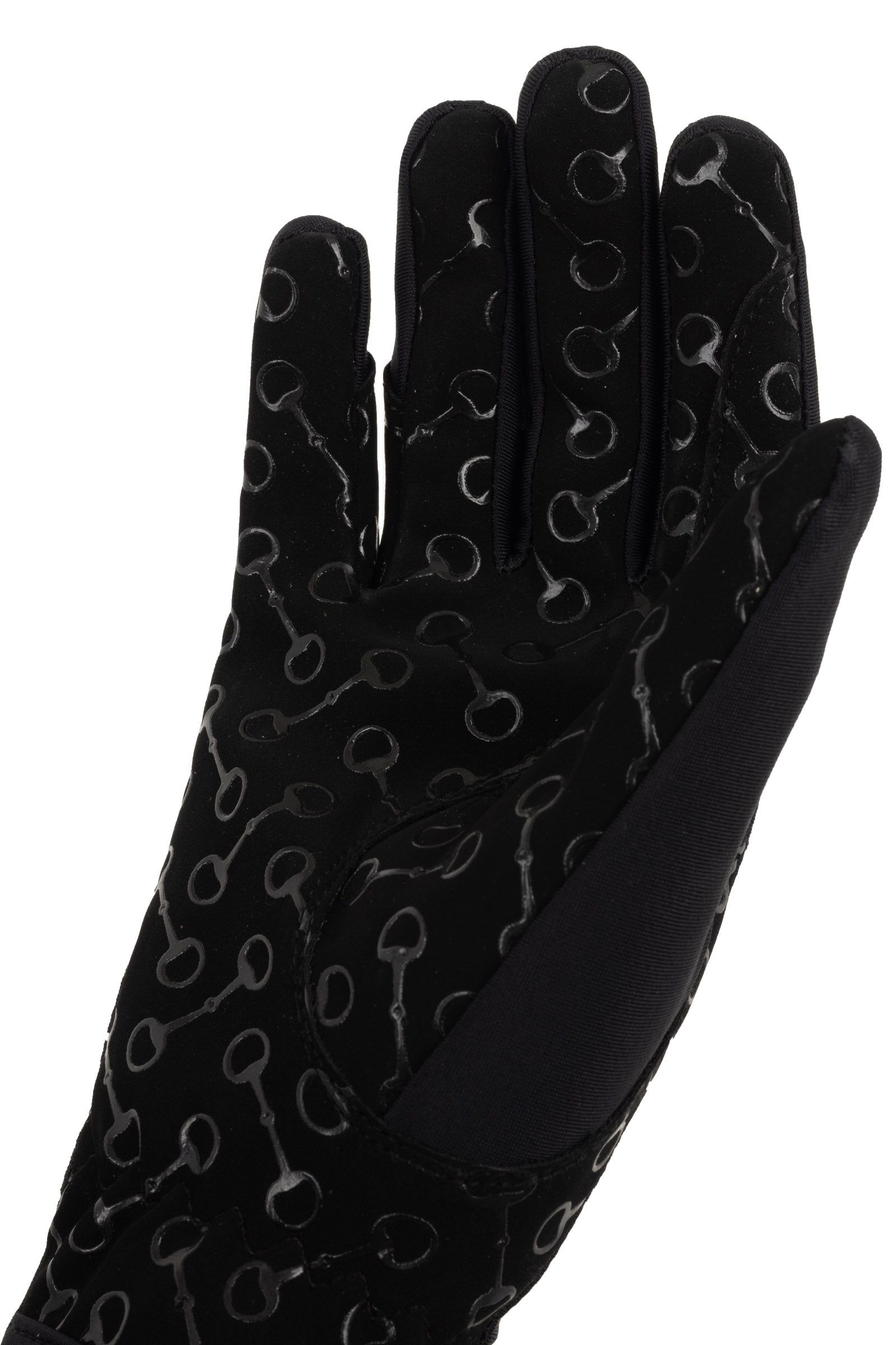 Horze Kids Riding Gloves with Silicone Palm Print Kids Apparel