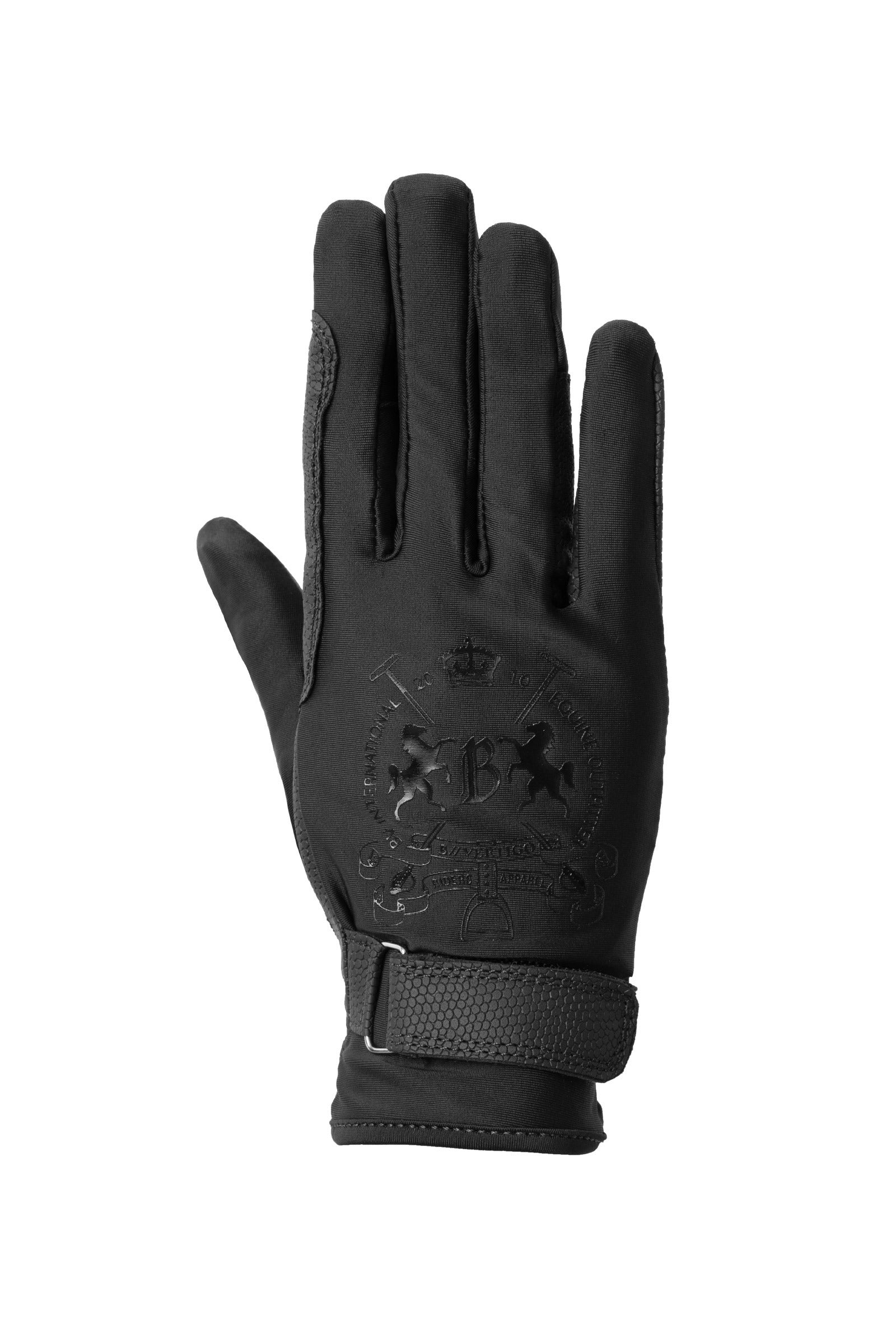 B Vertigo Laia Women's Riding Gloves with Logo Print Riding Gloves