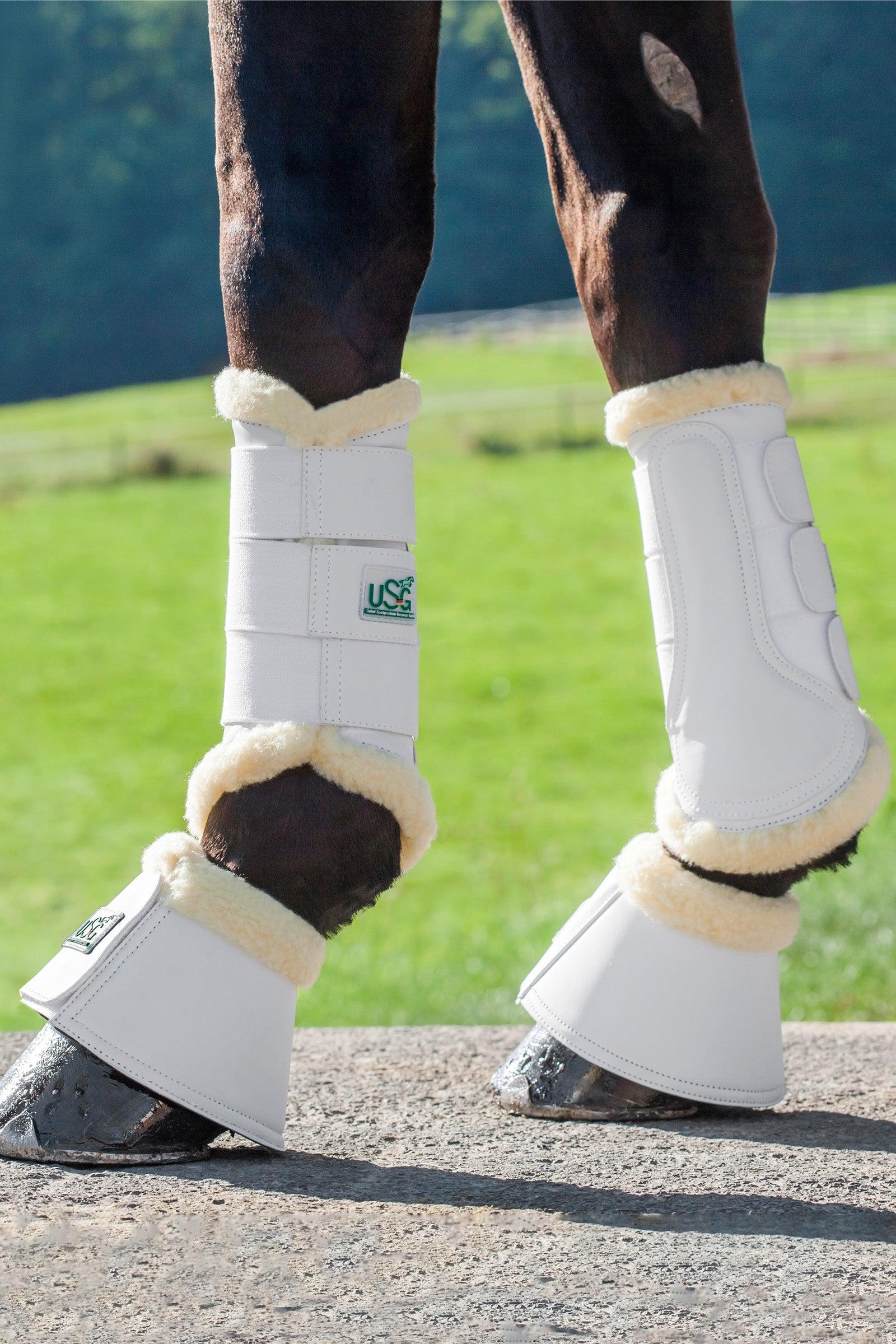 USG Campanas Breathopren con Piel Sintético Leg Protection & Hoof Protection for Horses