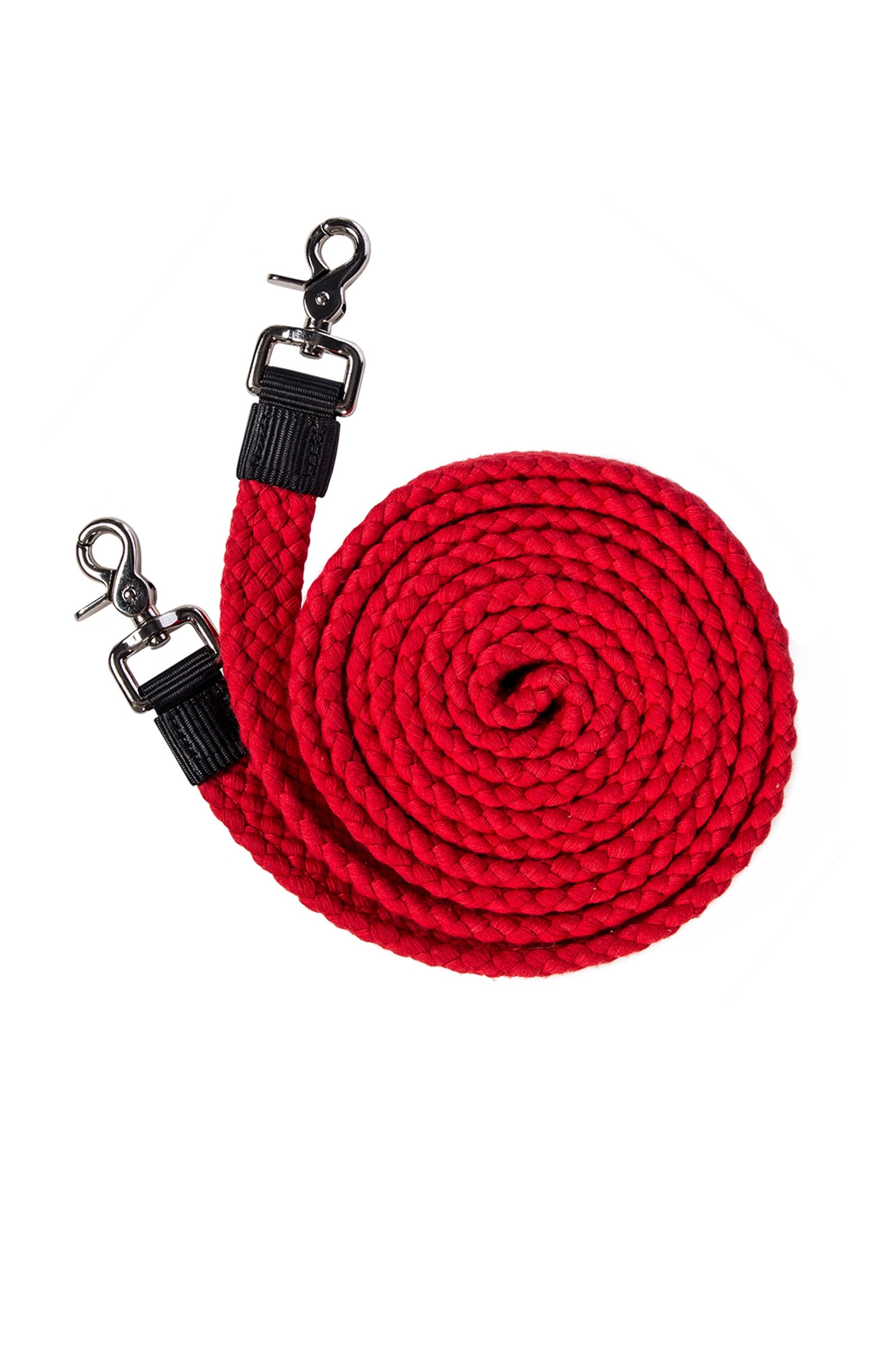 F.R.A. Freedom Riding Articles Gabi Flat Woven Cotton Reins 25mm, w/ Clips 300cm Bridles & Reins