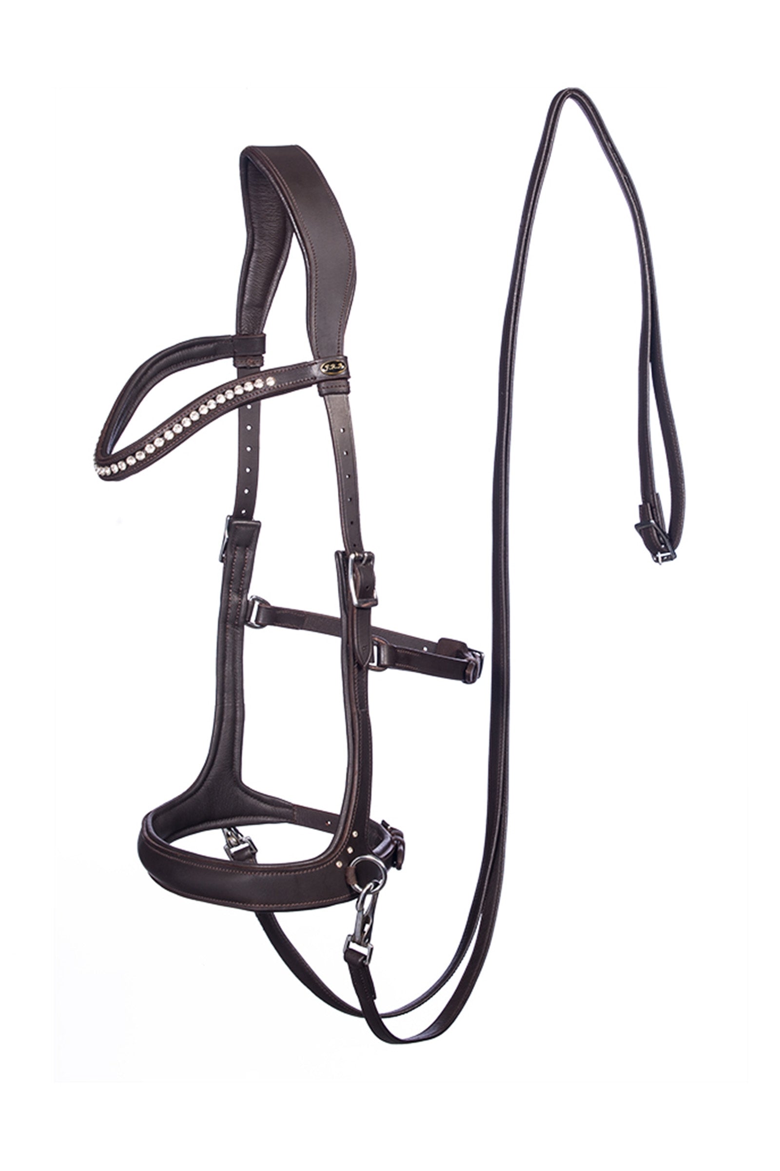 F.R.A. Freedom Riding Articles Rebecca Sidepull con riendas (sistema 3) Cabezadas de montar & Riendas