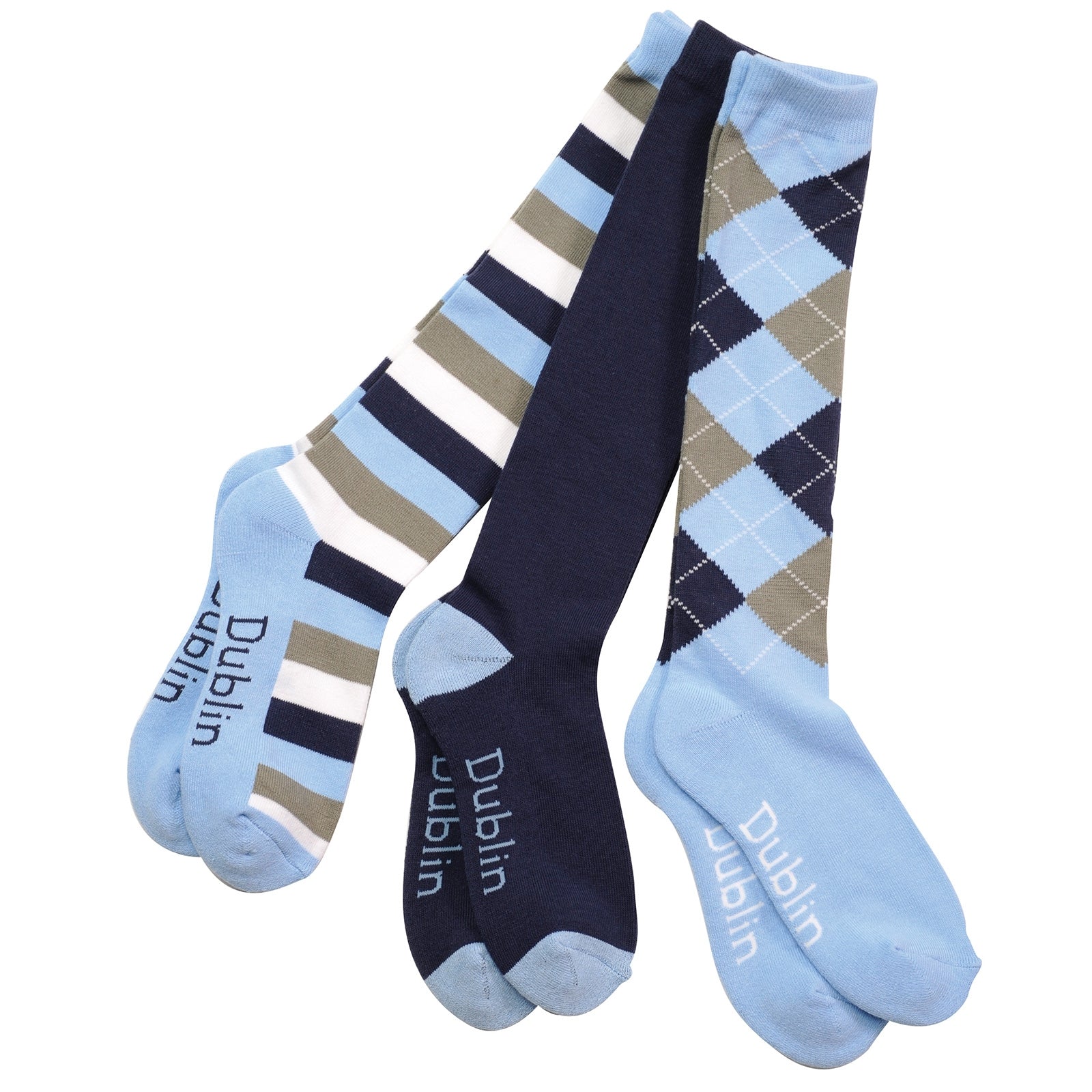 Dublin Socks 3 Pack/ 3 pattern Calcetines