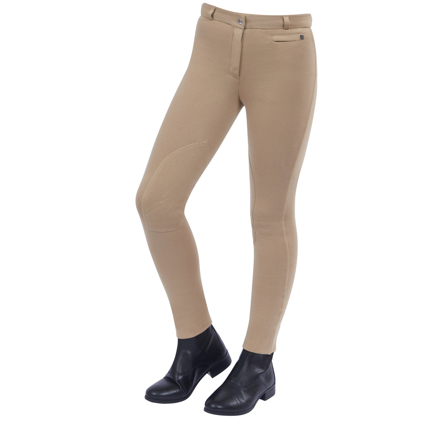 Dublin Supa-fit Zip Up Knee Patch Jodhpurs, Junior Ropa Niños