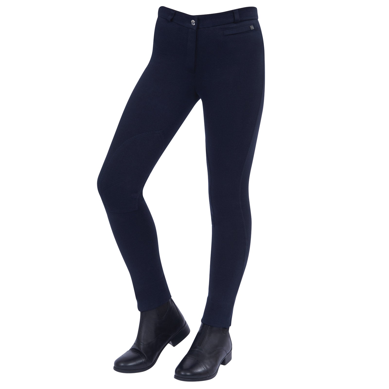 Dublin Supa-fit Zip Up Knee Patch Jodhpurs, Junior Ropa Niños