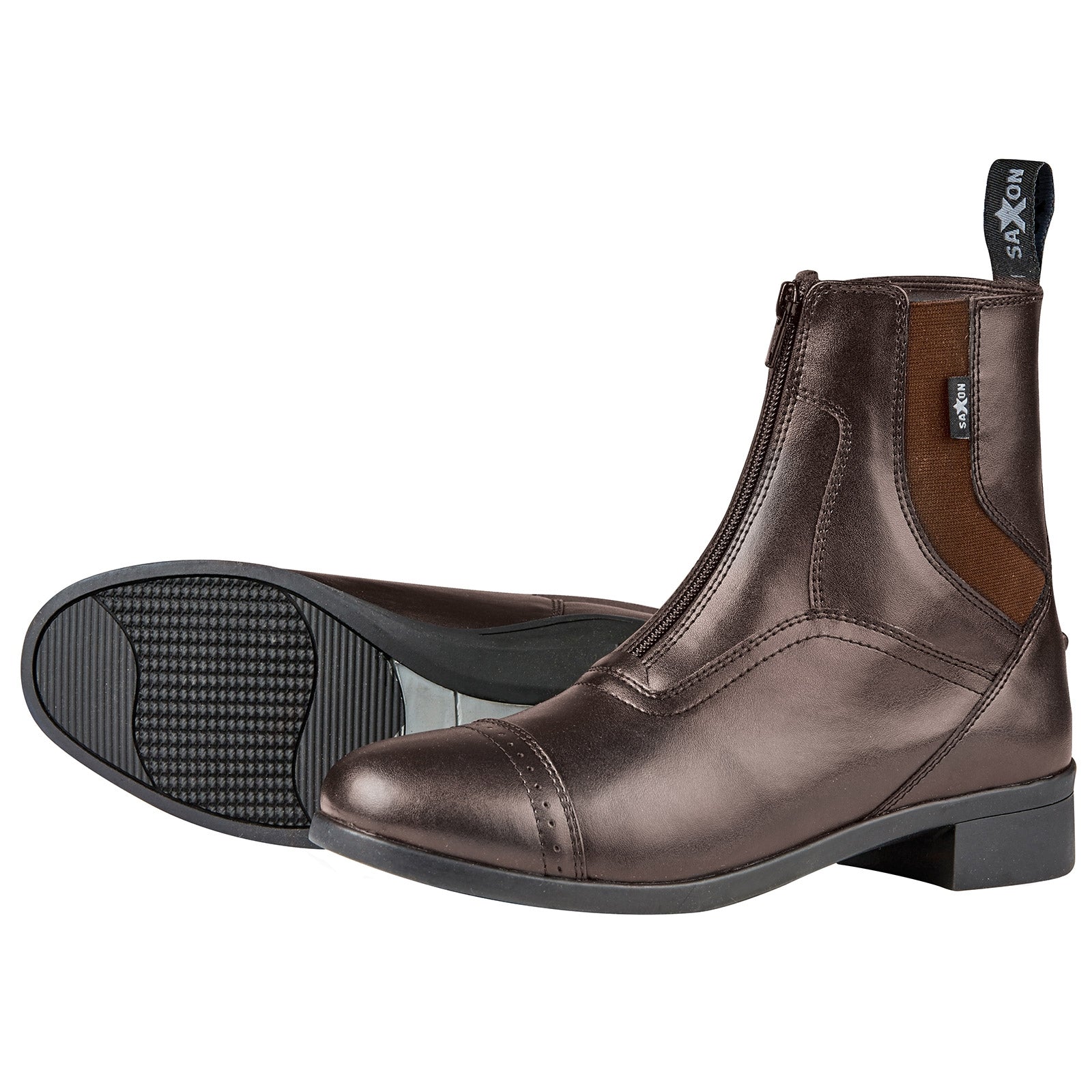 Saxon Syntovia Zip Paddock Boots Calzado