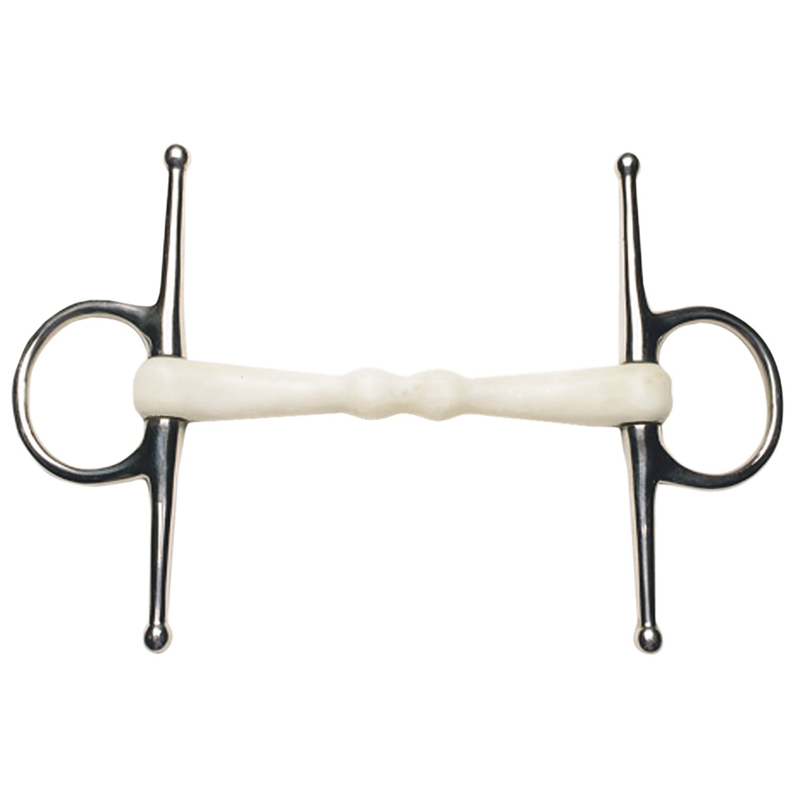 Korsteel Flexi Mullen Mouth Full Cheek Snaffle Bit Filetes y Bocados