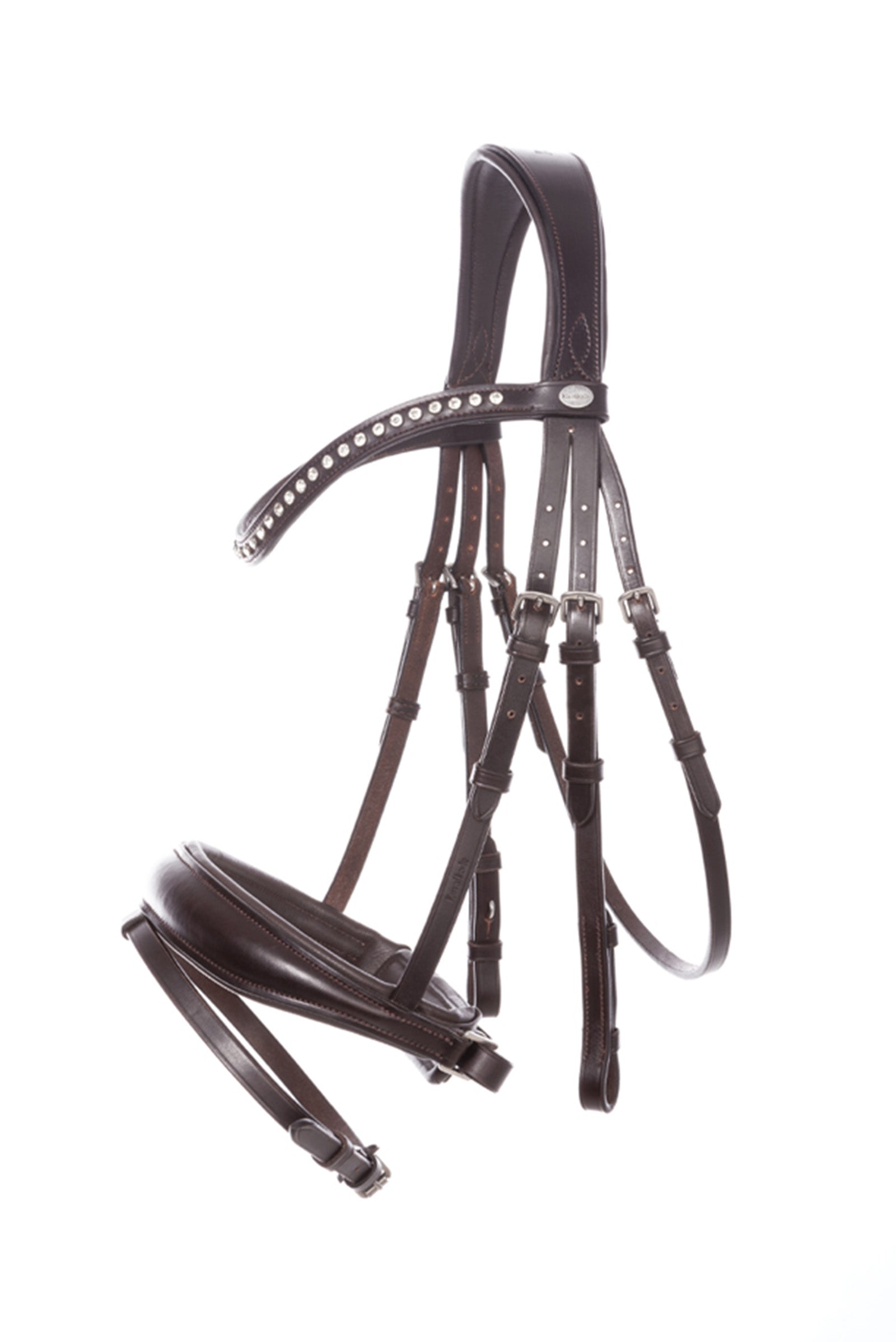Kavalkade Charlotte Dressage Bridle Crank Noseband Cabezadas de montar & Riendas