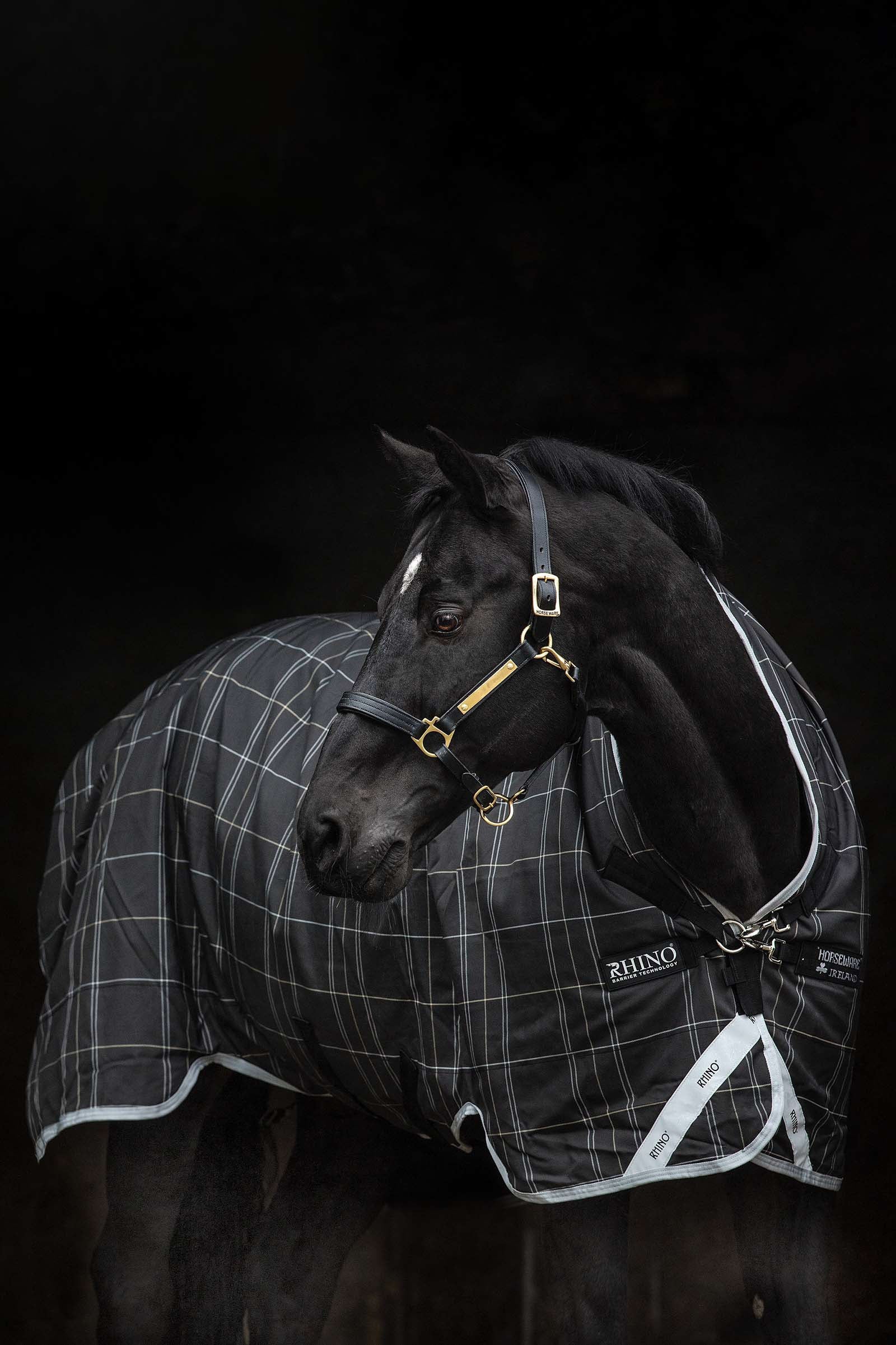 Horseware Manta de Exterior pesada Múltiple Capa Rhino Wug, 450g Mantas Caballo