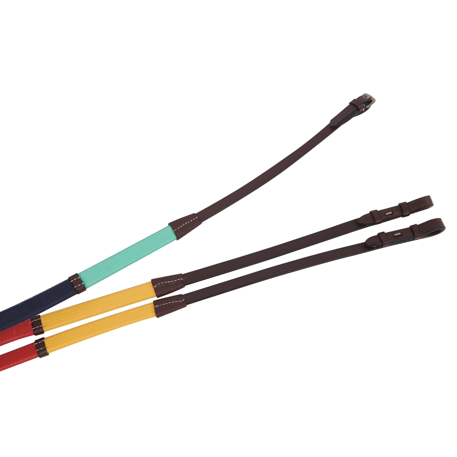 Kincade Rainbow Riendas De Goma Con Espárragos De Gancho Cabezadas de montar & Riendas