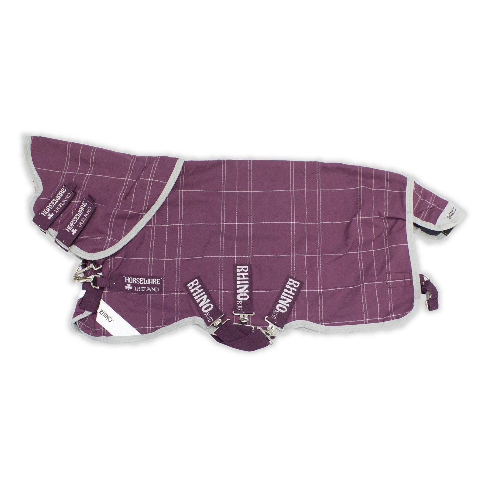 Horseware Manta de Exterior con Cubre Cuello Desmontable Rhino Plus, 0g Mantas Caballo