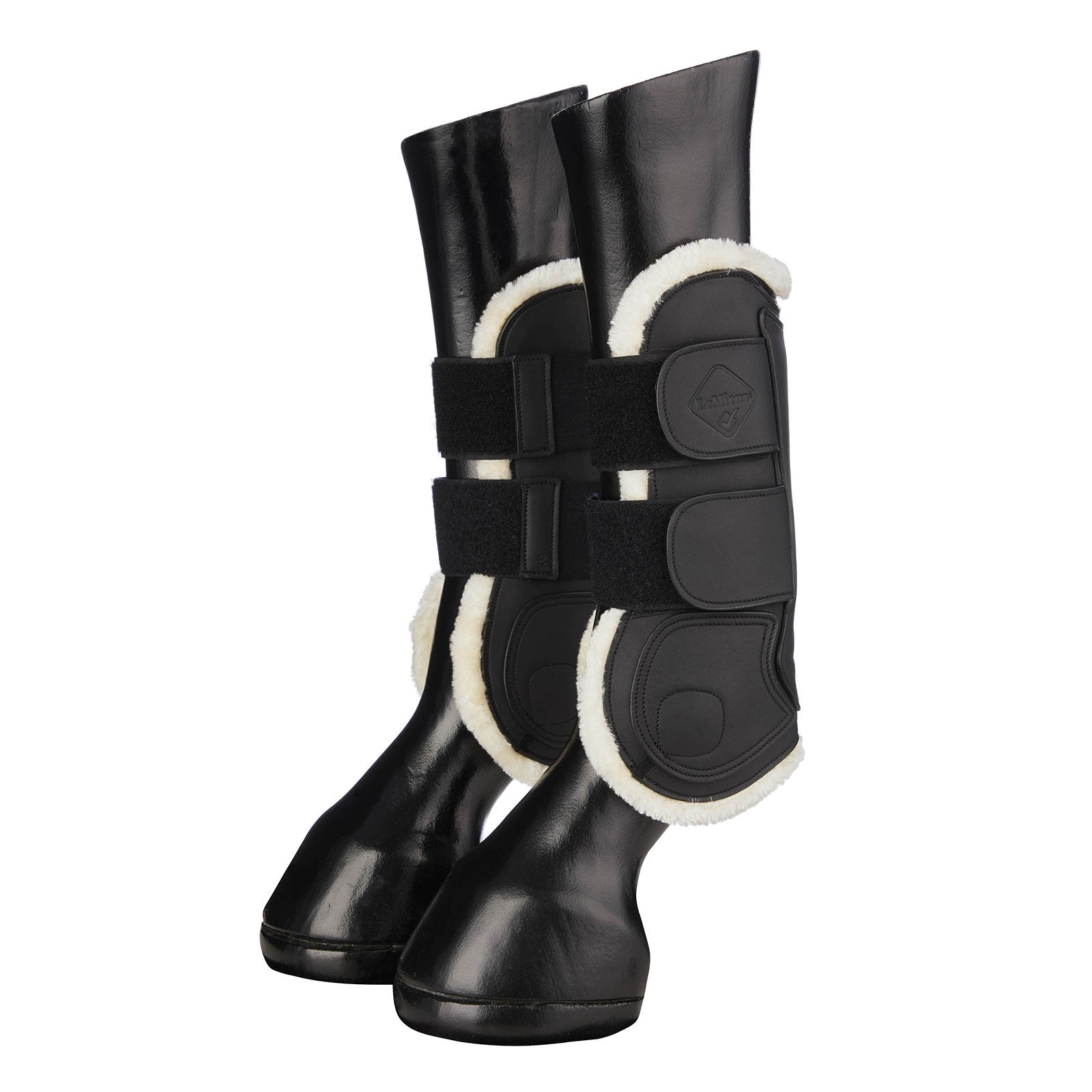 LeMieux Protectores de Tendón de Cuero Capella Comfort Leg Protection & Hoof Protection for Horses