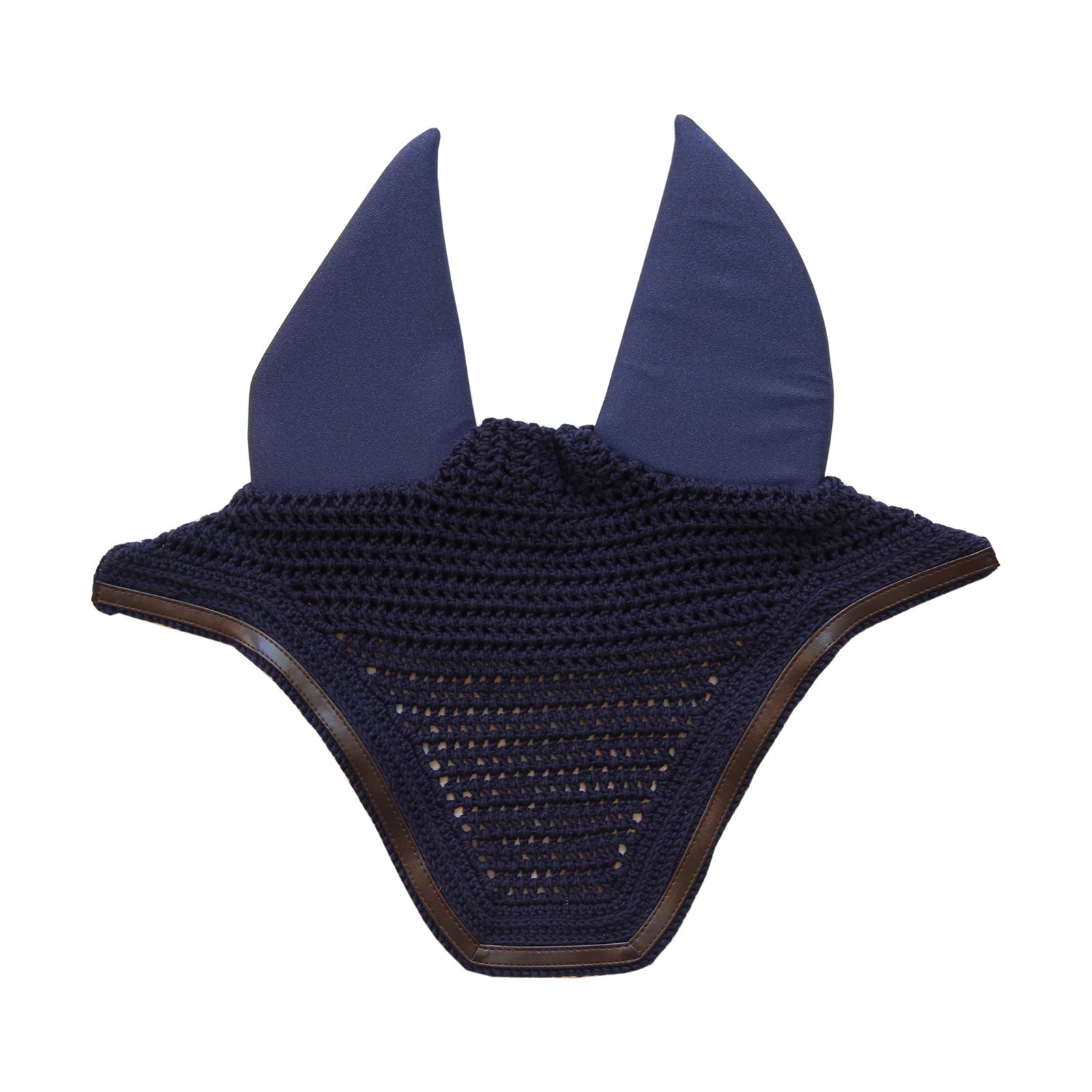 Kentucky Horsewear Wellington Leather Soundless Fly Veil Saddle Pads