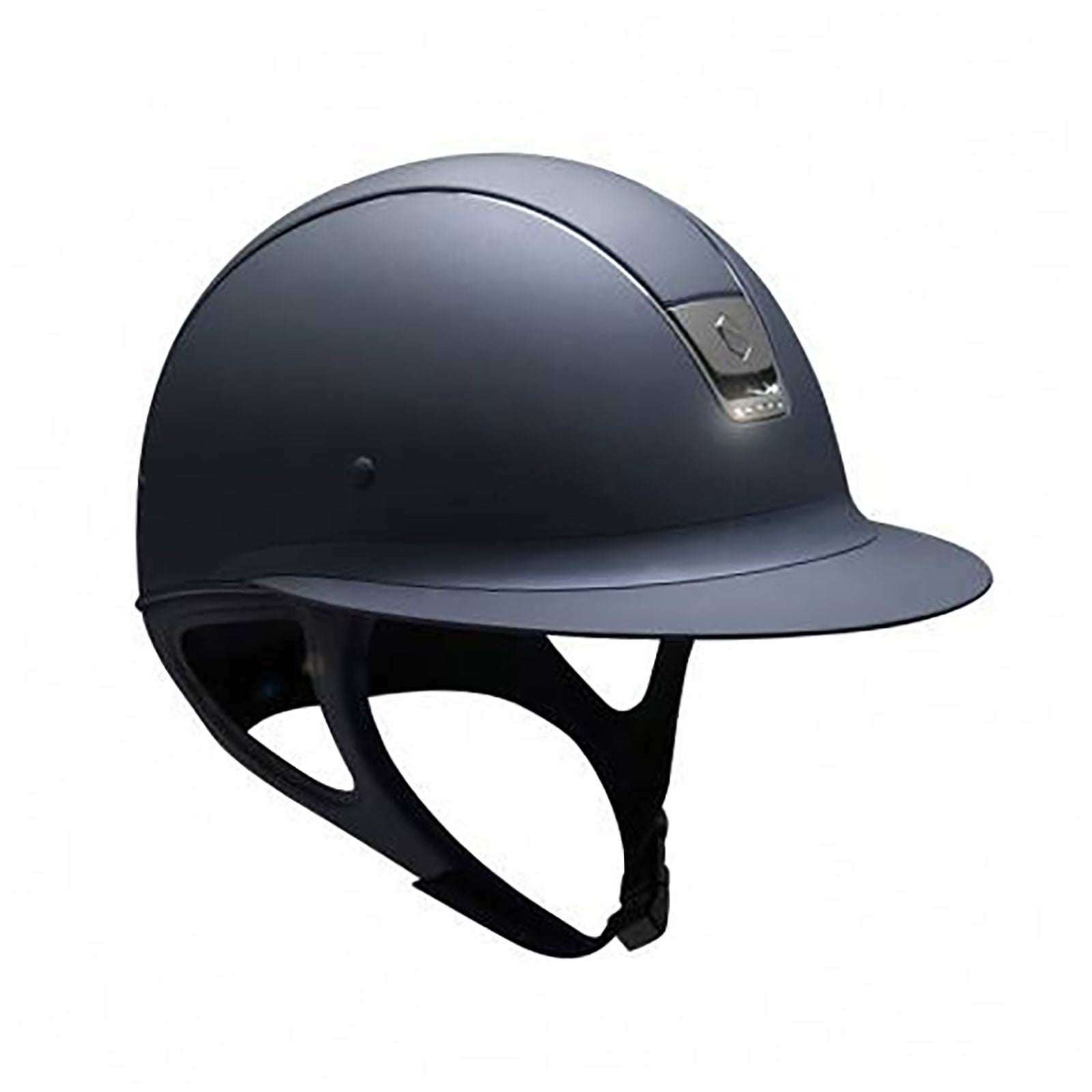 Samshield Casco Miss Shield Shadowmatt, negro cromado con 5 Swarovski (sin forro) Equipamiento Seguridad