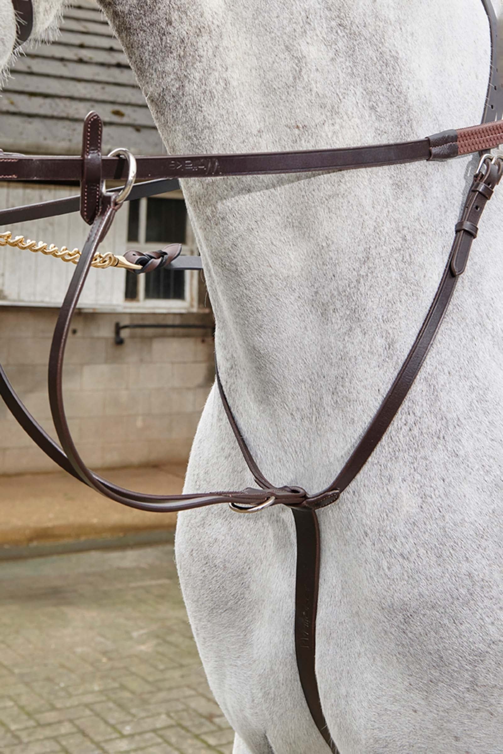 John Whitaker Lynton 5/8" Rubber reins with Dimpled Grip Cabezadas de montar & Riendas