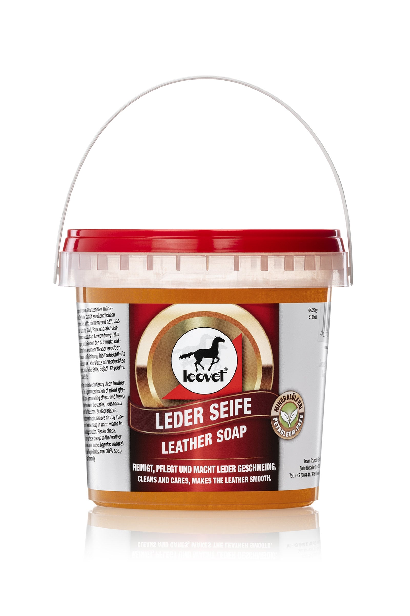 Leovet Jabón para cuero, 500g (450ml) Cuidado Salud