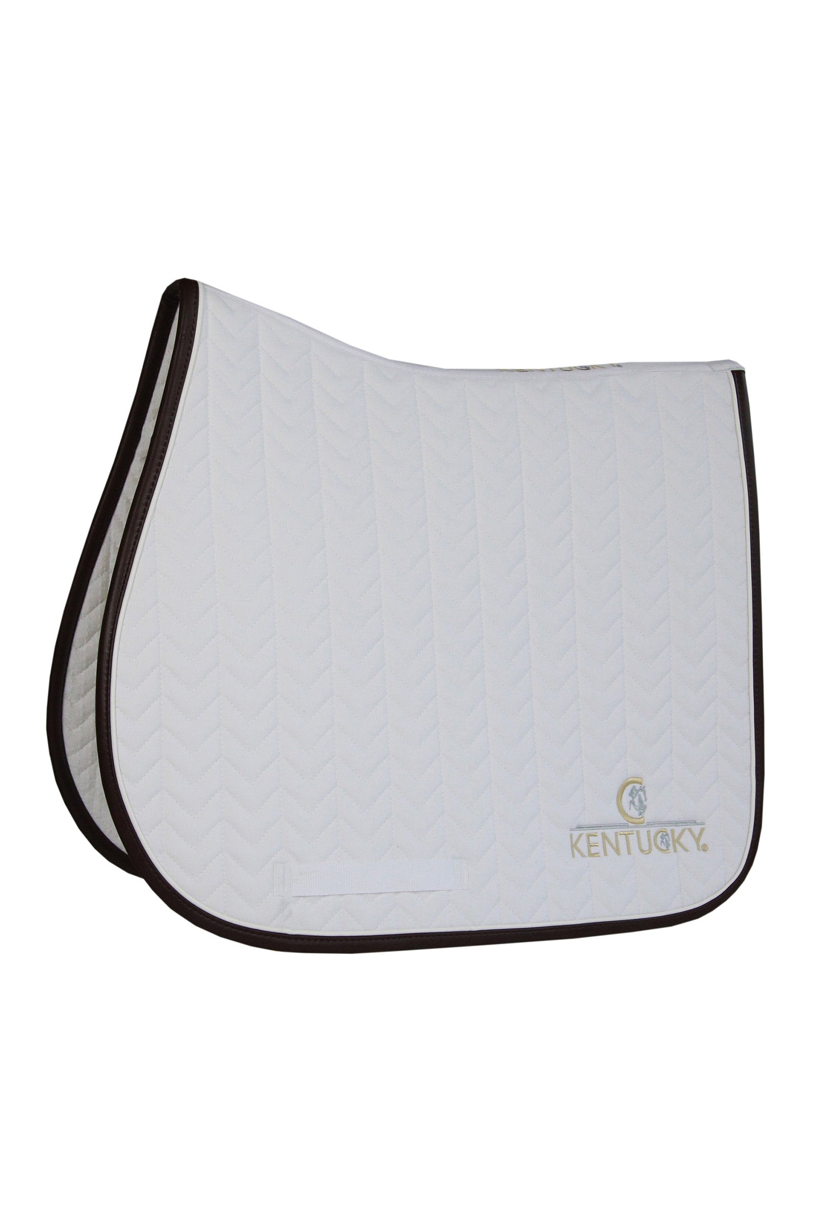 Kentucky Horsewear Saddle Pad Cuero Fishbone Jumping Mantillas