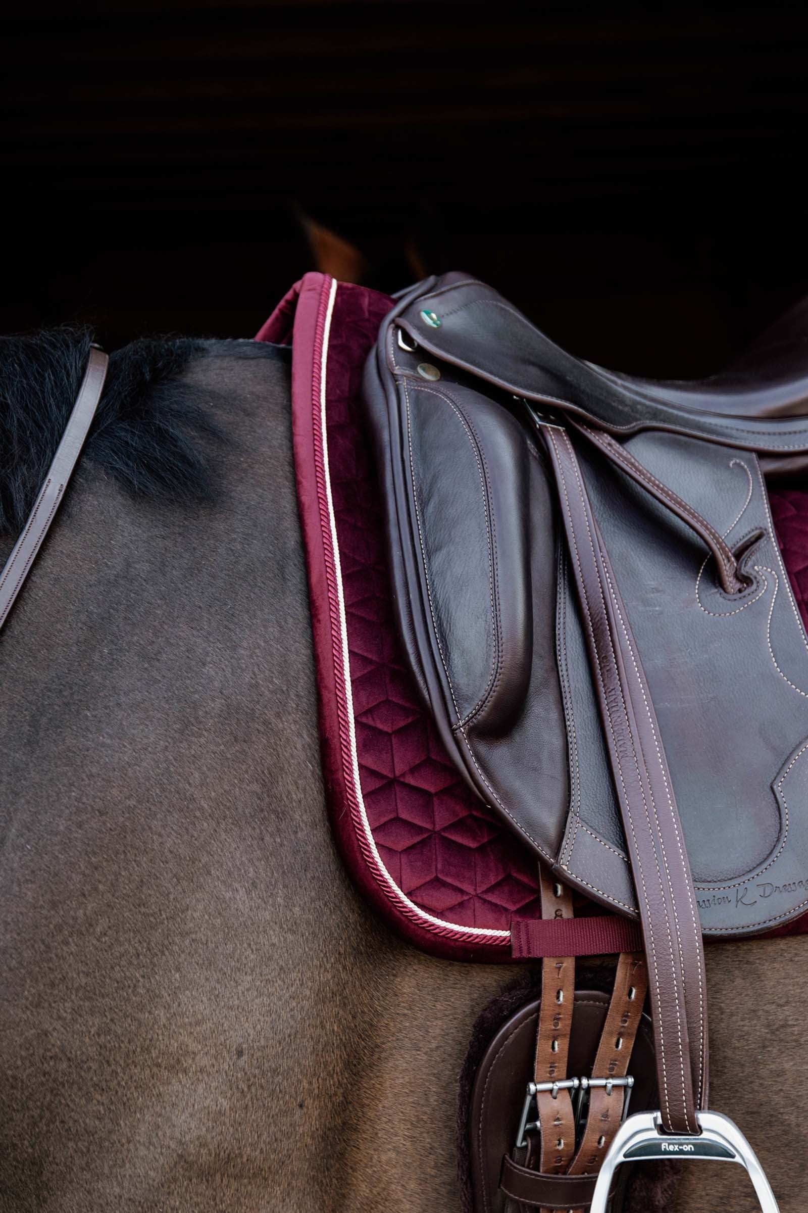 Kentucky Horsewear Velvet Dressage Saddle Pad Saddle Pads