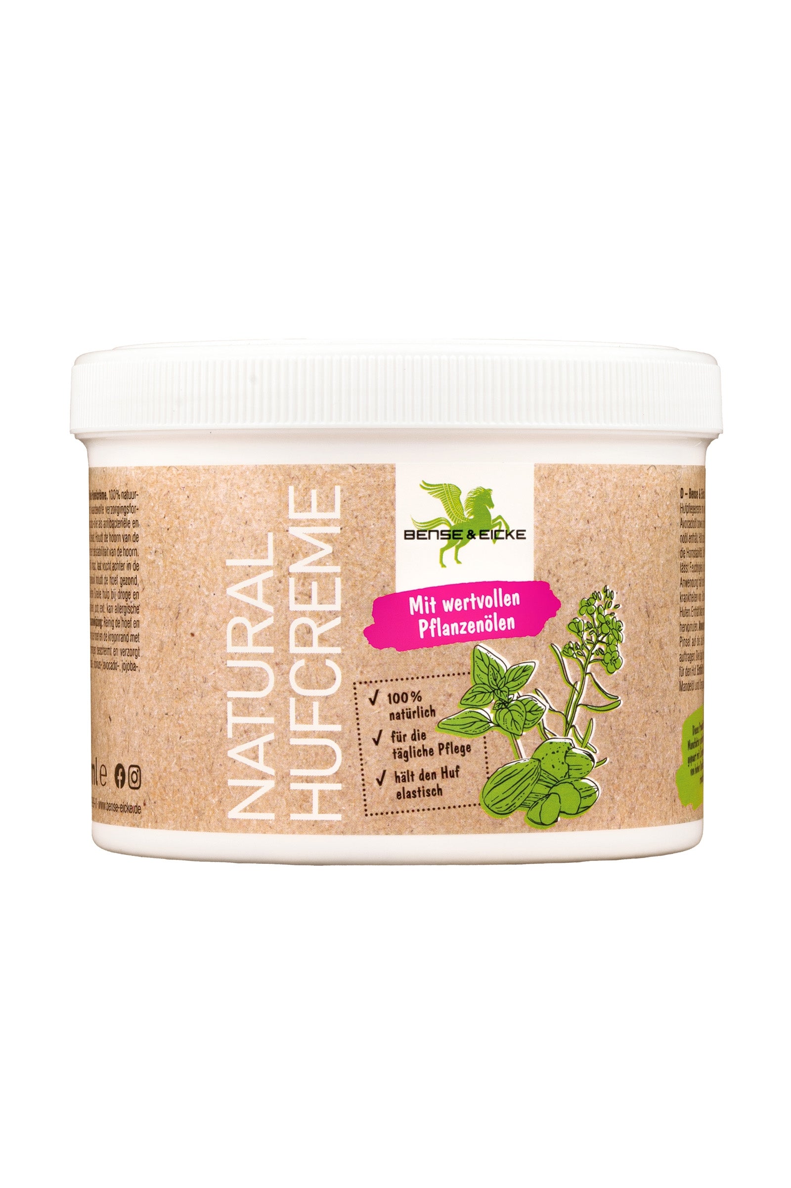 Bense & Eicke Crema Natural para Pezuñas, 500ml Cuidado Salud