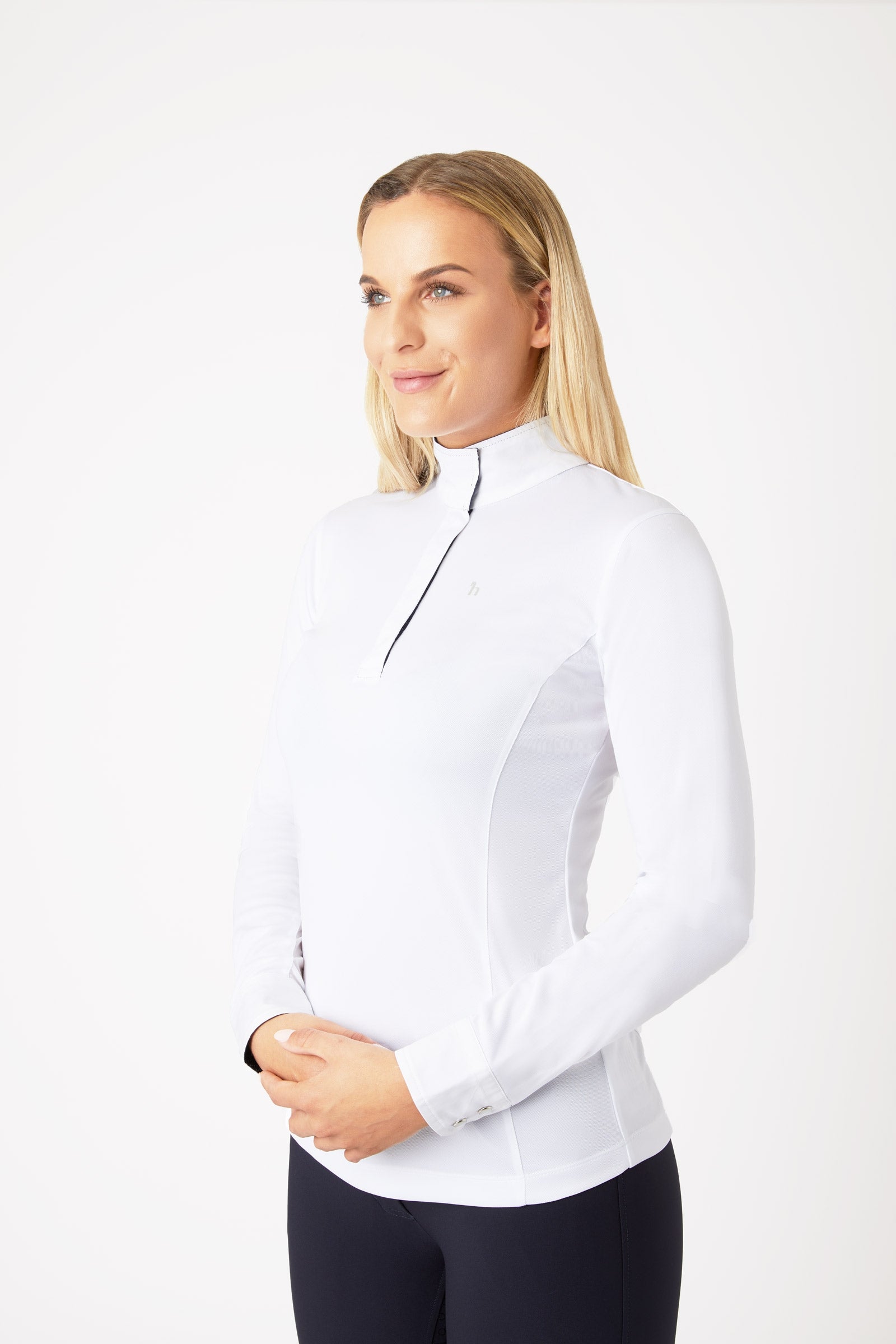 Horze Blaire Women's Long-Sleeved Functional Show Shirt LSF 30+ Women’s Riding Clothing