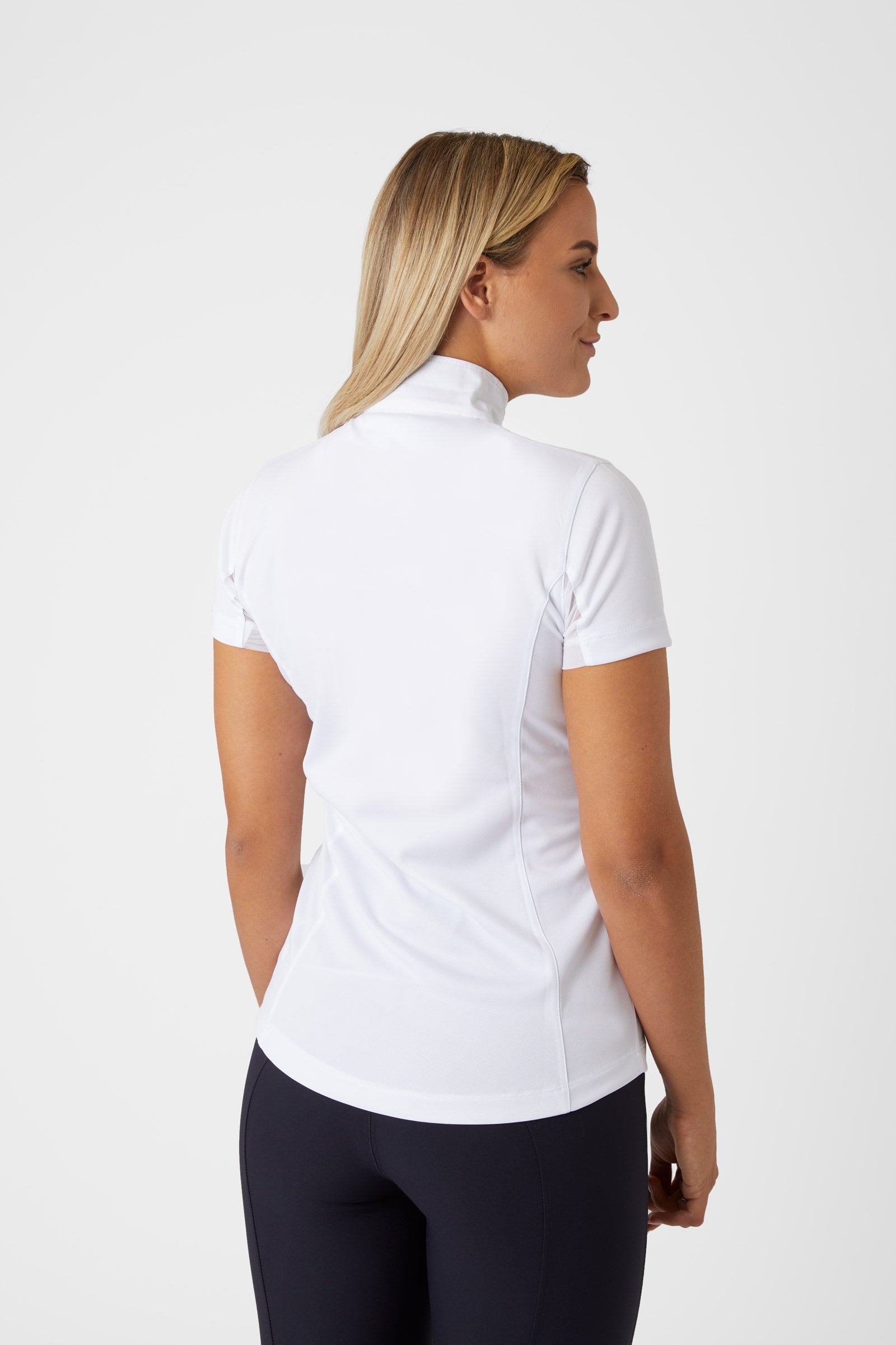 Horze Blaire Women's Short-Sleeved Functional Show Shirt LSF 30+ Women’s Riding Clothing