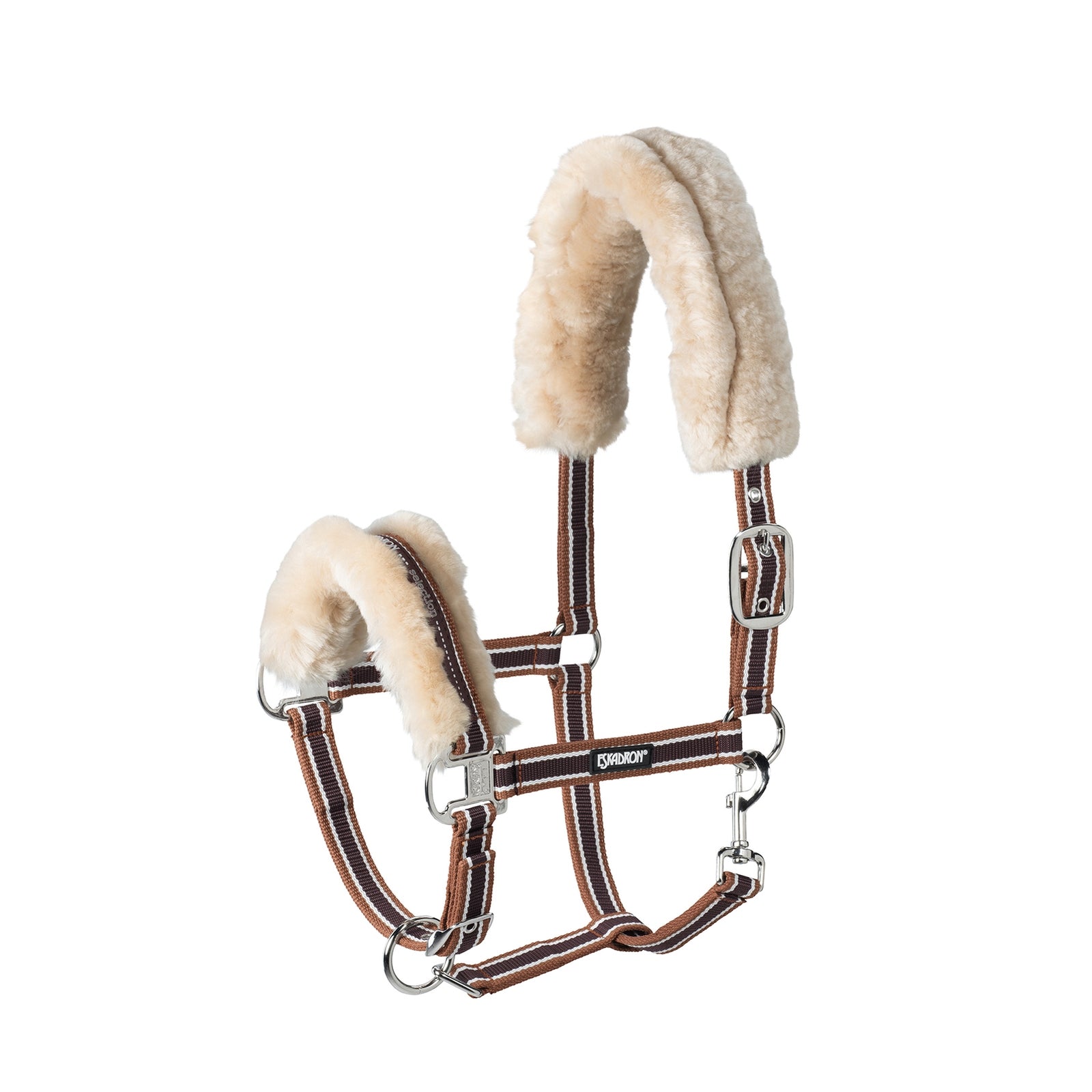 Eskadron Cabezada de Cuadra Piel de Cordero Hebilla Rectangular Cabezadas de cuadra & Ramales