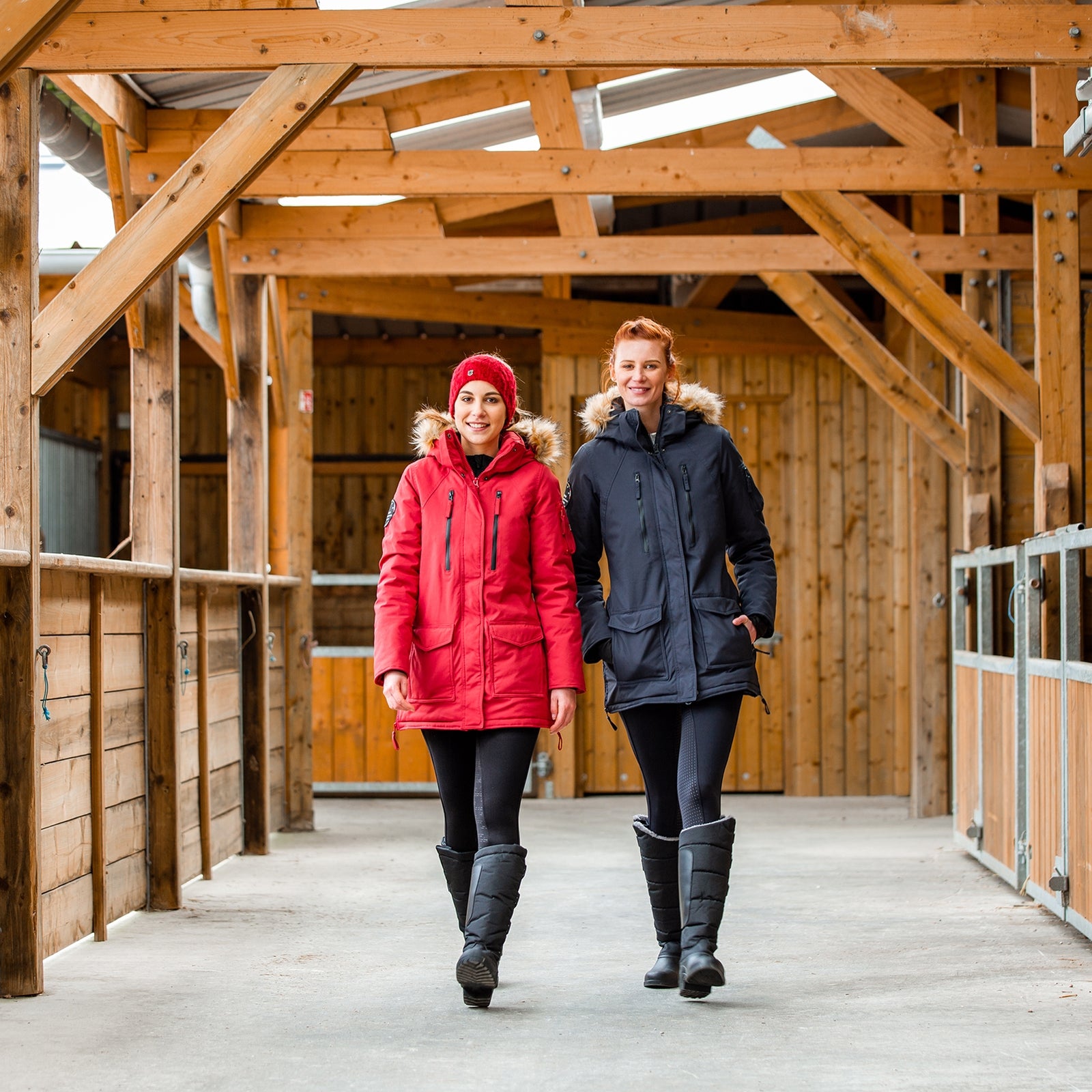 Horze Brooke Women's Long Parka Riding Jacket Women’s Riding Clothing