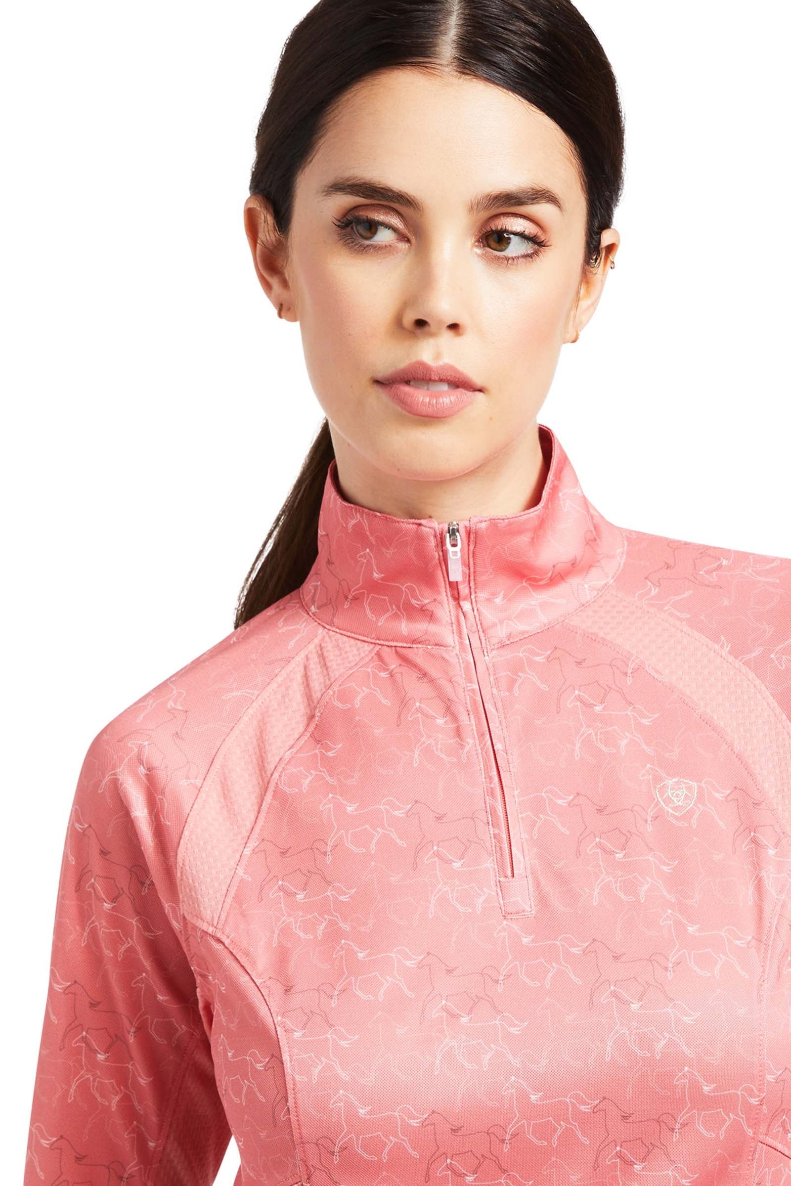 Ariat Sunstopper 2.0 Women's 1/4 Zip Baselayer Shirt Women’s Riding Clothing