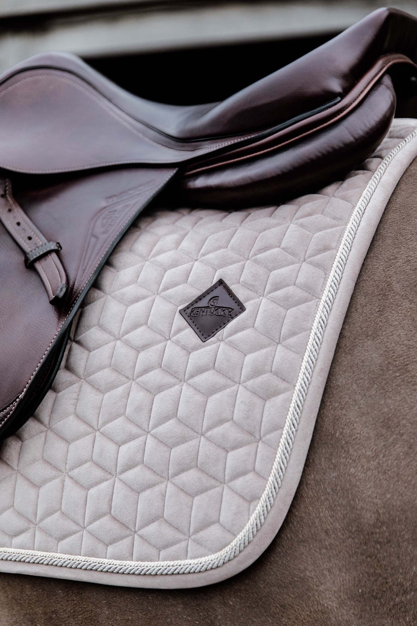 Kentucky Horsewear Velvet Basic Jumping Saddle Pad Saddle Pads