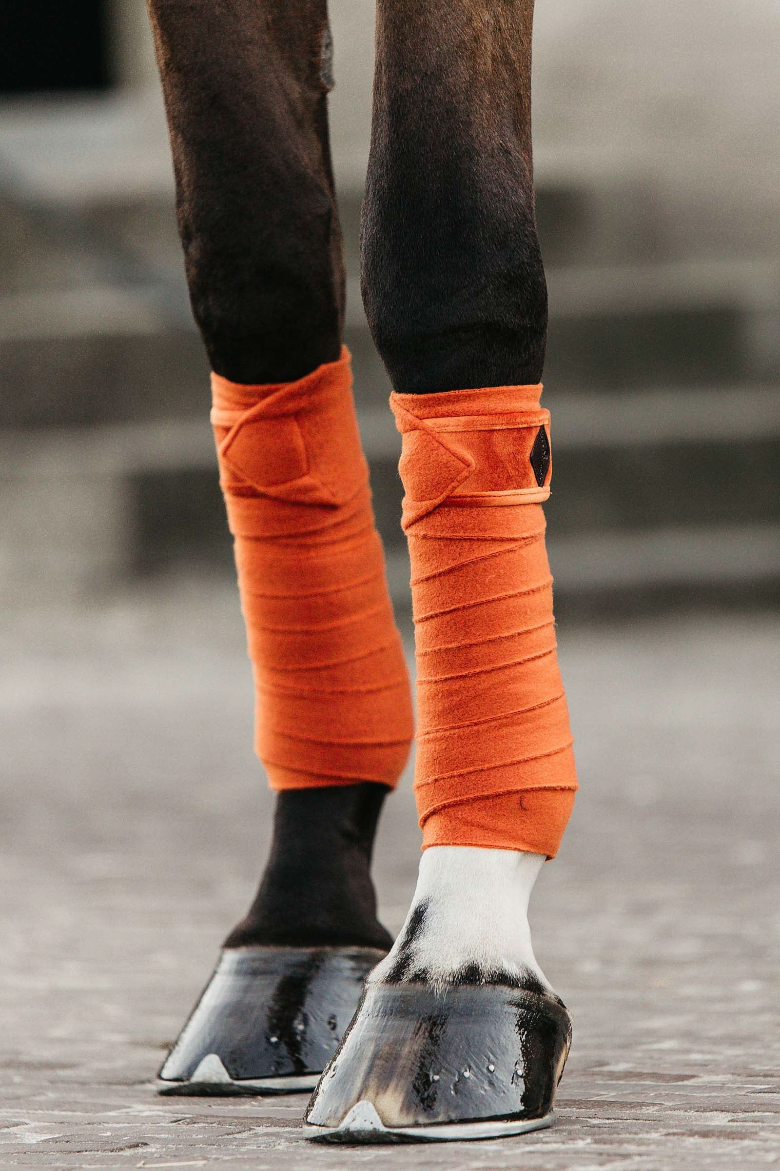 Kentucky Horsewear Velvet Polar Fleece Bandages Leg Protection & Hoof Protection for Horses