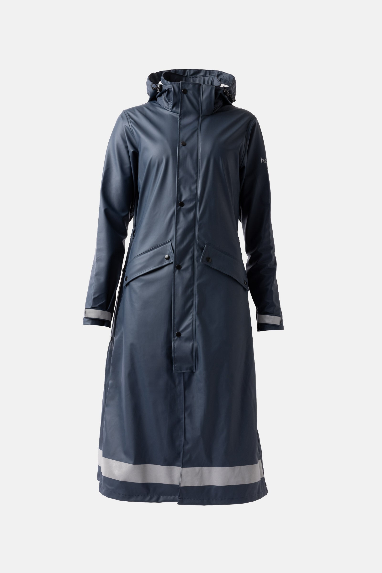 Horze Hazel Women's Long Raincoat with Slits Women’s Riding Clothing