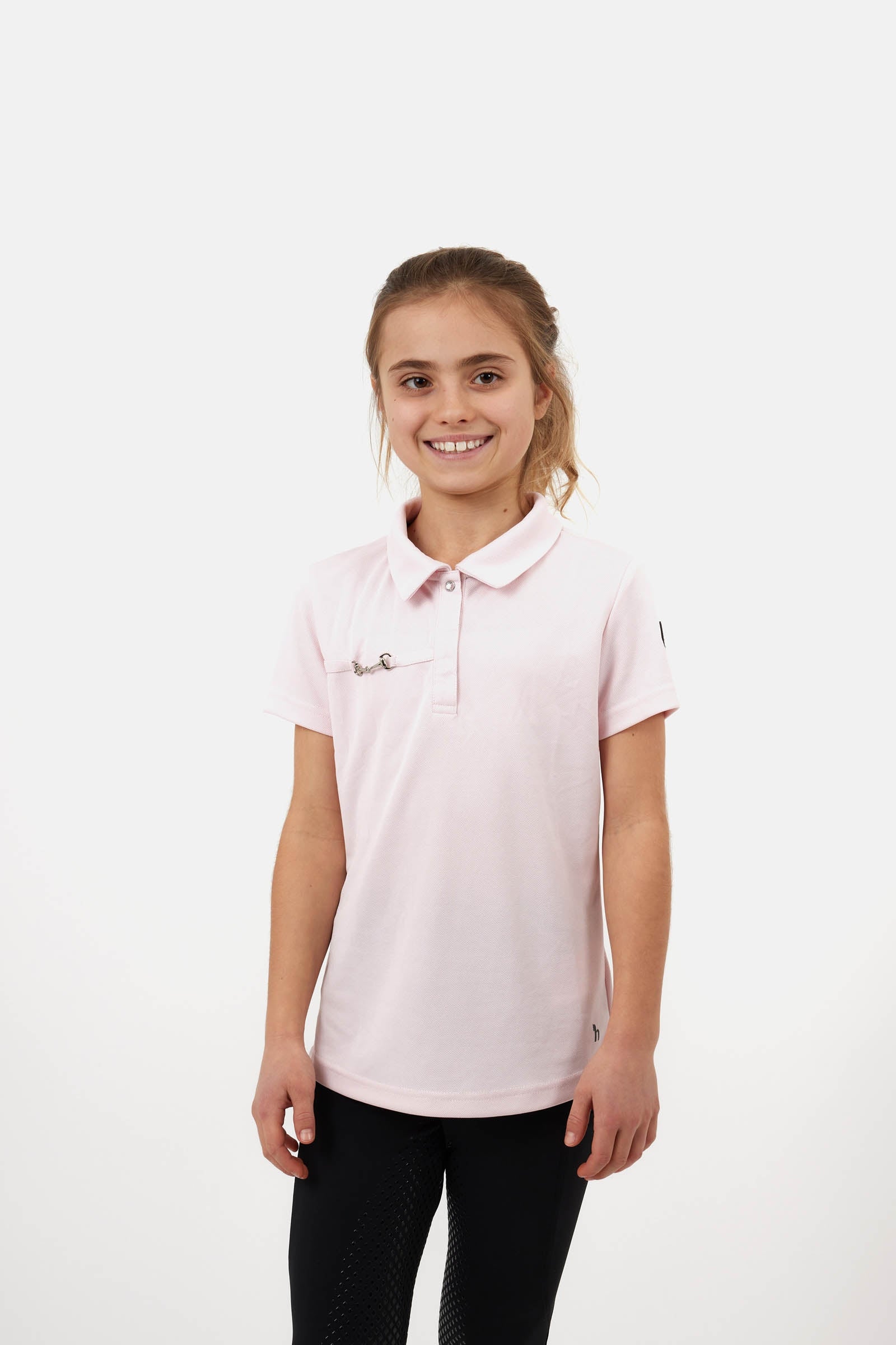 Horze Young Rider Denise camiseta polo de manga corta funcional Ropa Niños