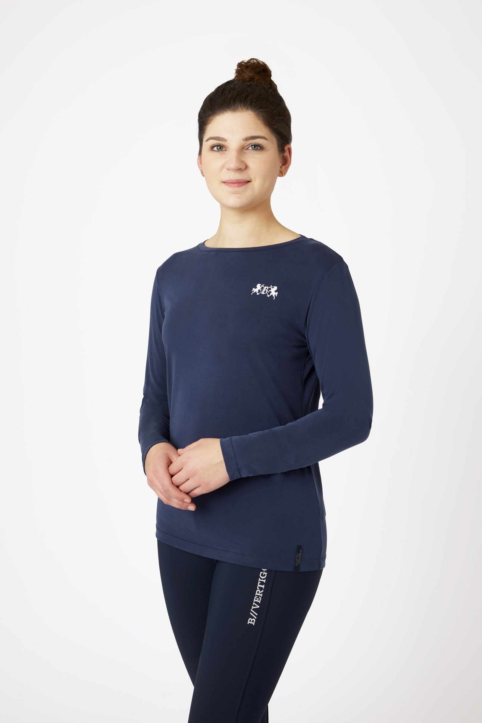 B Vertigo Camiseta de Manga Larga Para Mujer Daniele Ropa Mujer