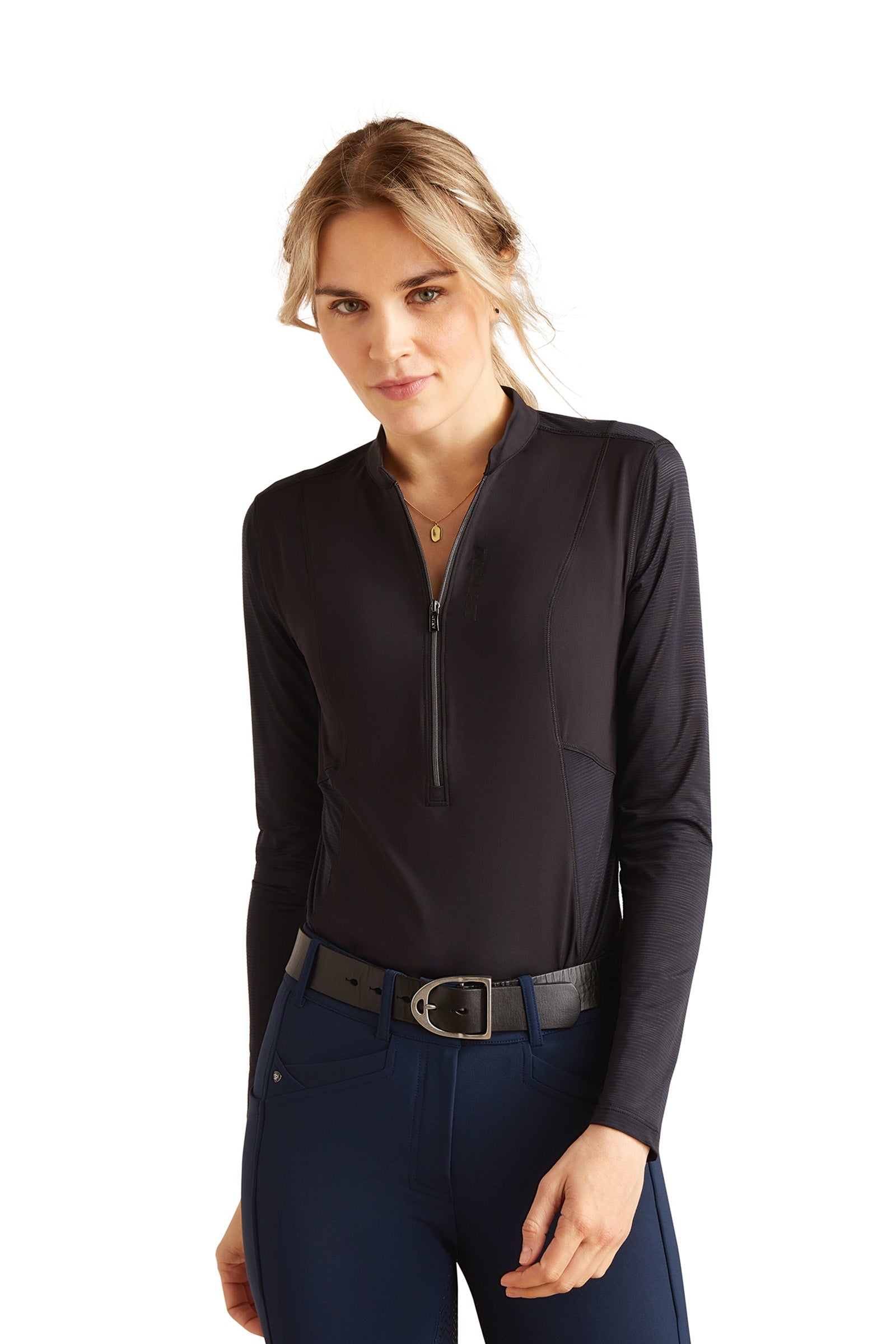 Ariat Breathe camiseta técnica de mujer de manga larga con 1/4 cremallera Ropa Mujer