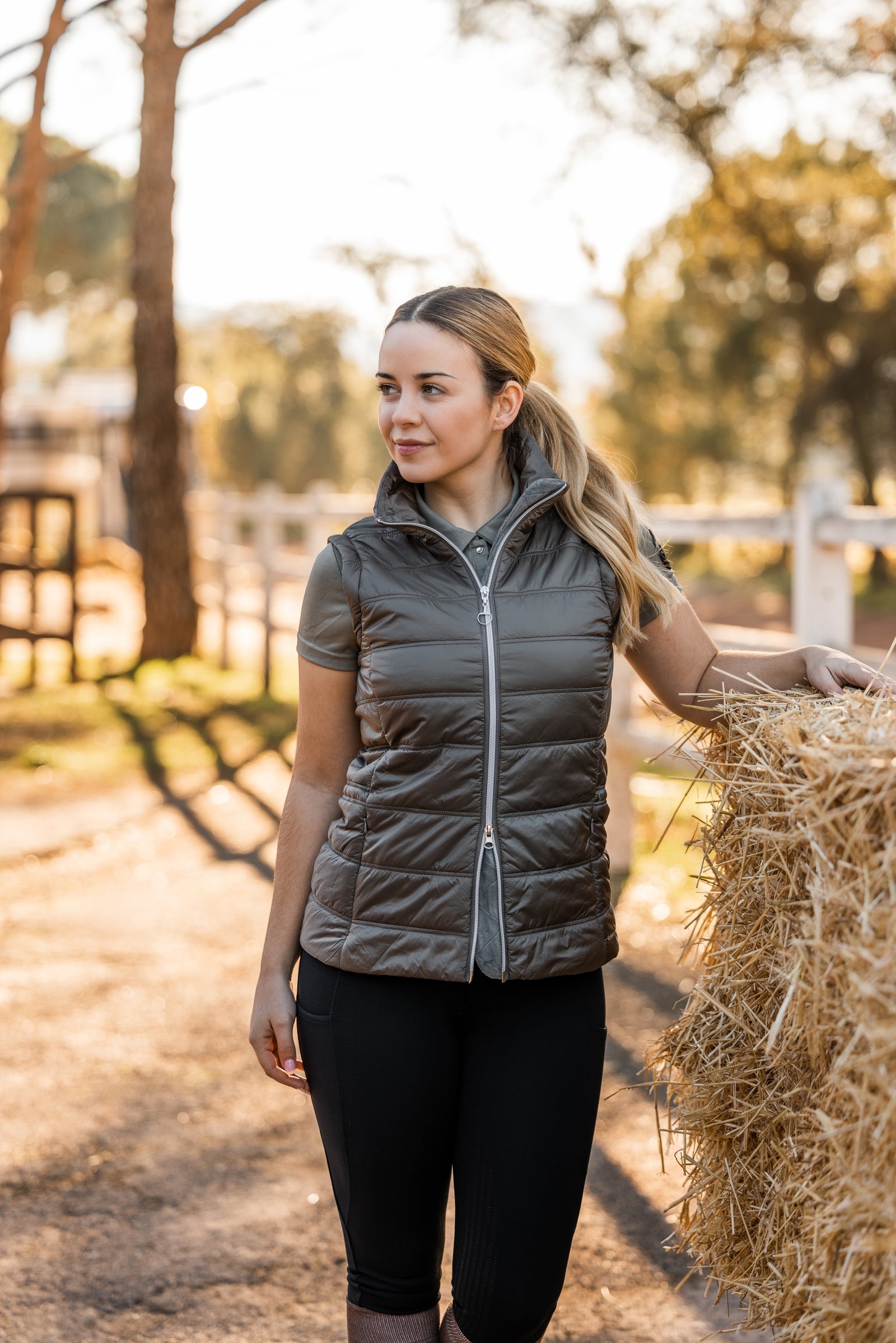 Horze Natalie Women's Riding Jacket with Removable Sleeves Women’s Riding Clothing