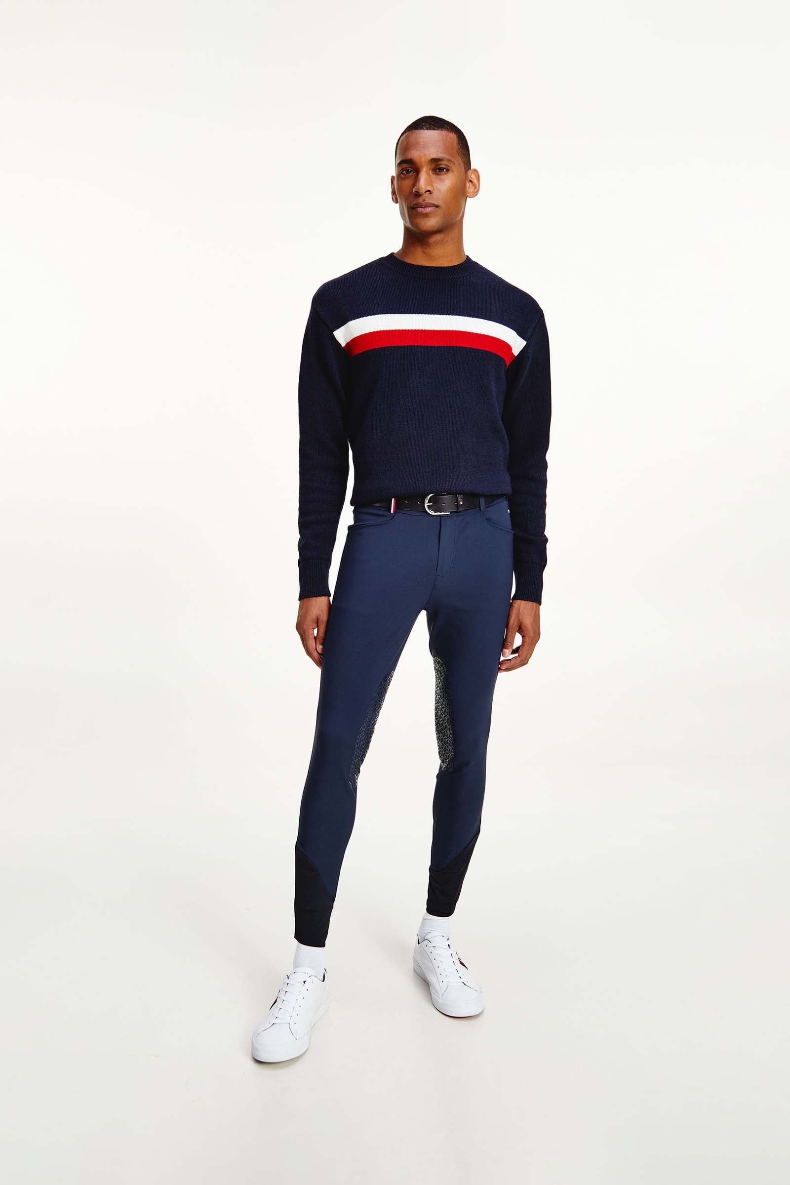 Tommy Hilfiger Equestrian Performance Men's Knee Patch Show Breeches Mens Riding Clothing