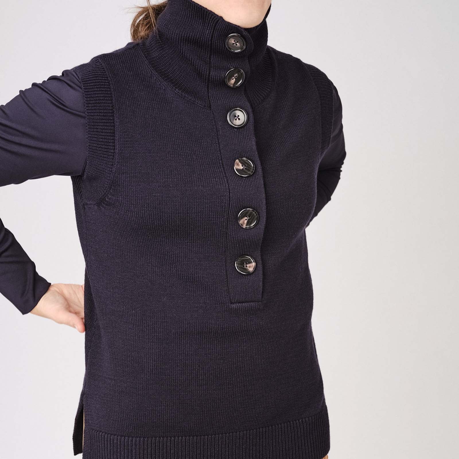 PS of Sweden Chaleco de Punto para Mujer Ria Ropa Mujer