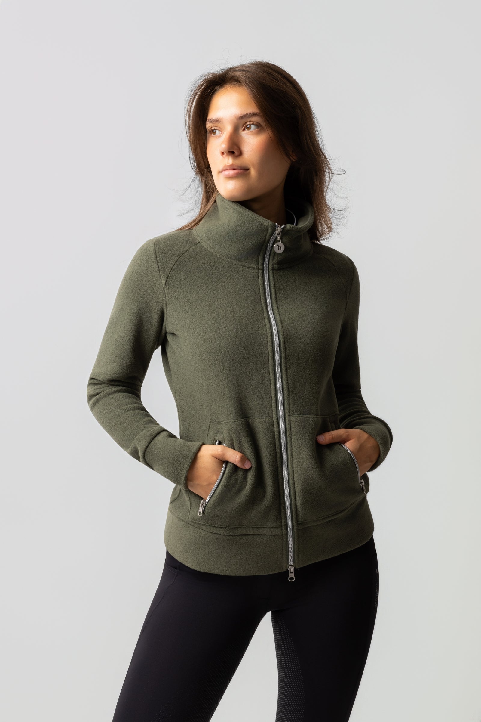 Horze Chaqueta de Equitación Polar para Mujer Ellie Ropa Mujer
