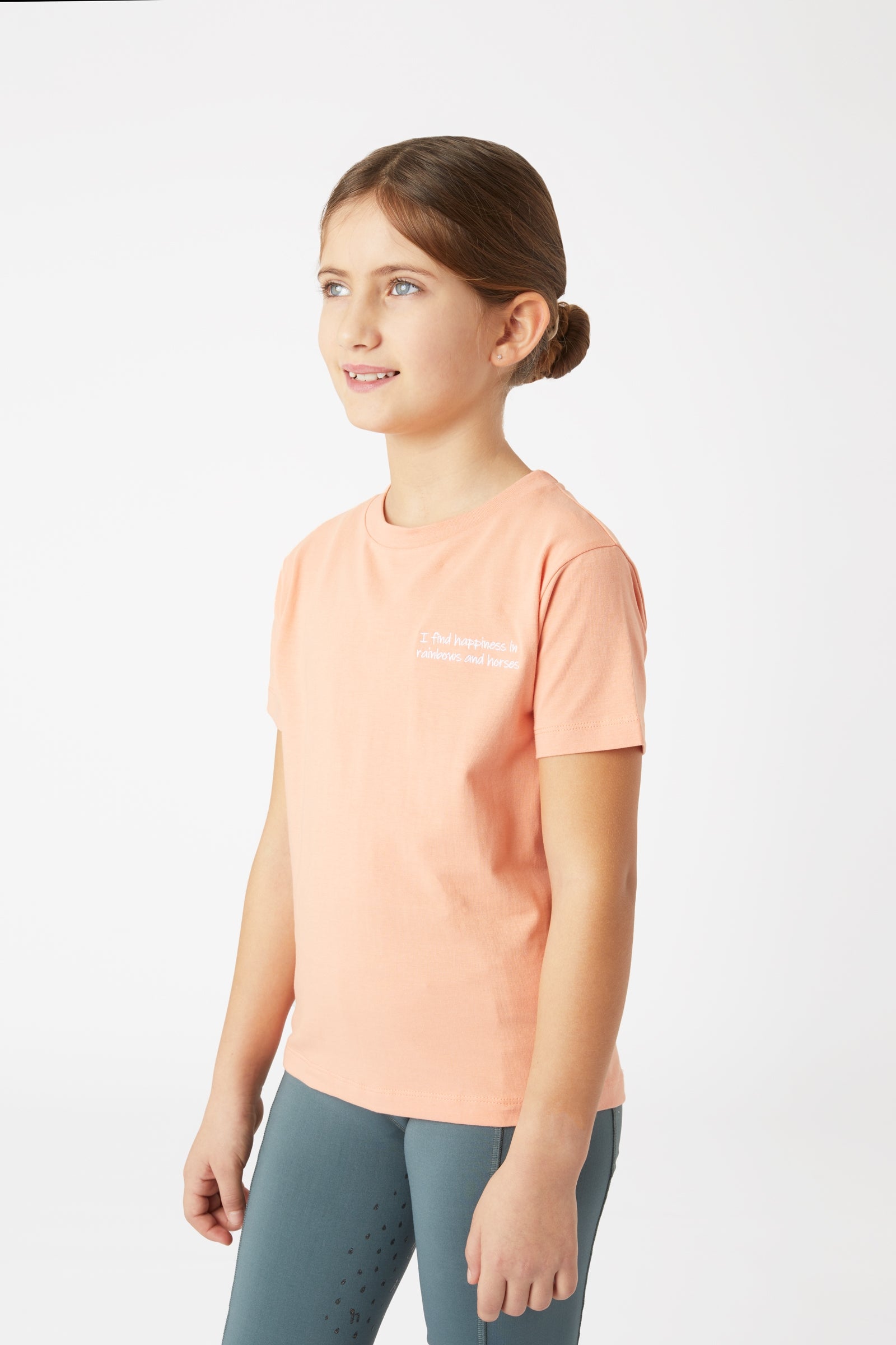 Horze Camiseta con Bordado para Niños Calina Ropa Niños