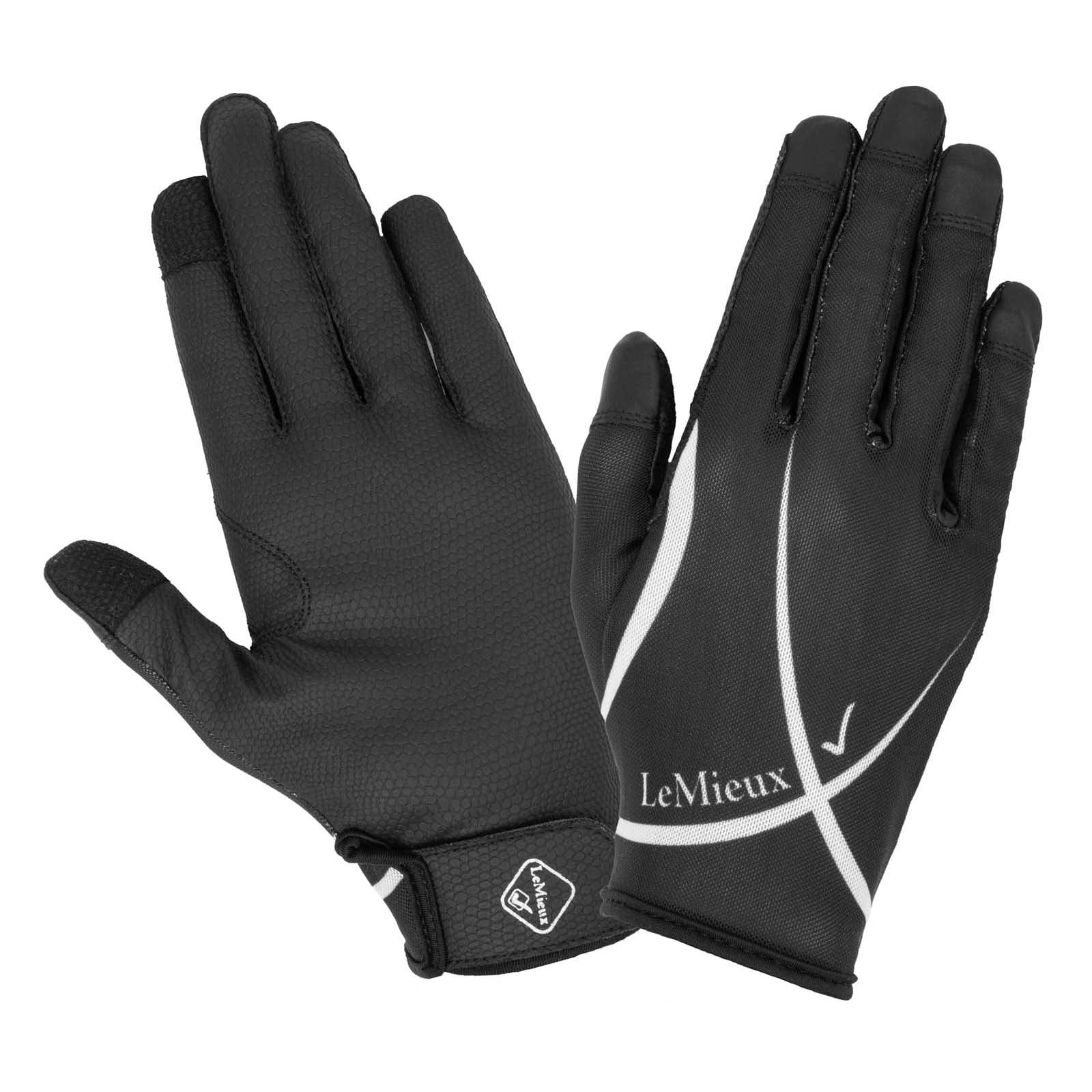 LeMieux Guante de Equitación Malla Pro Touch Soleil Guantes