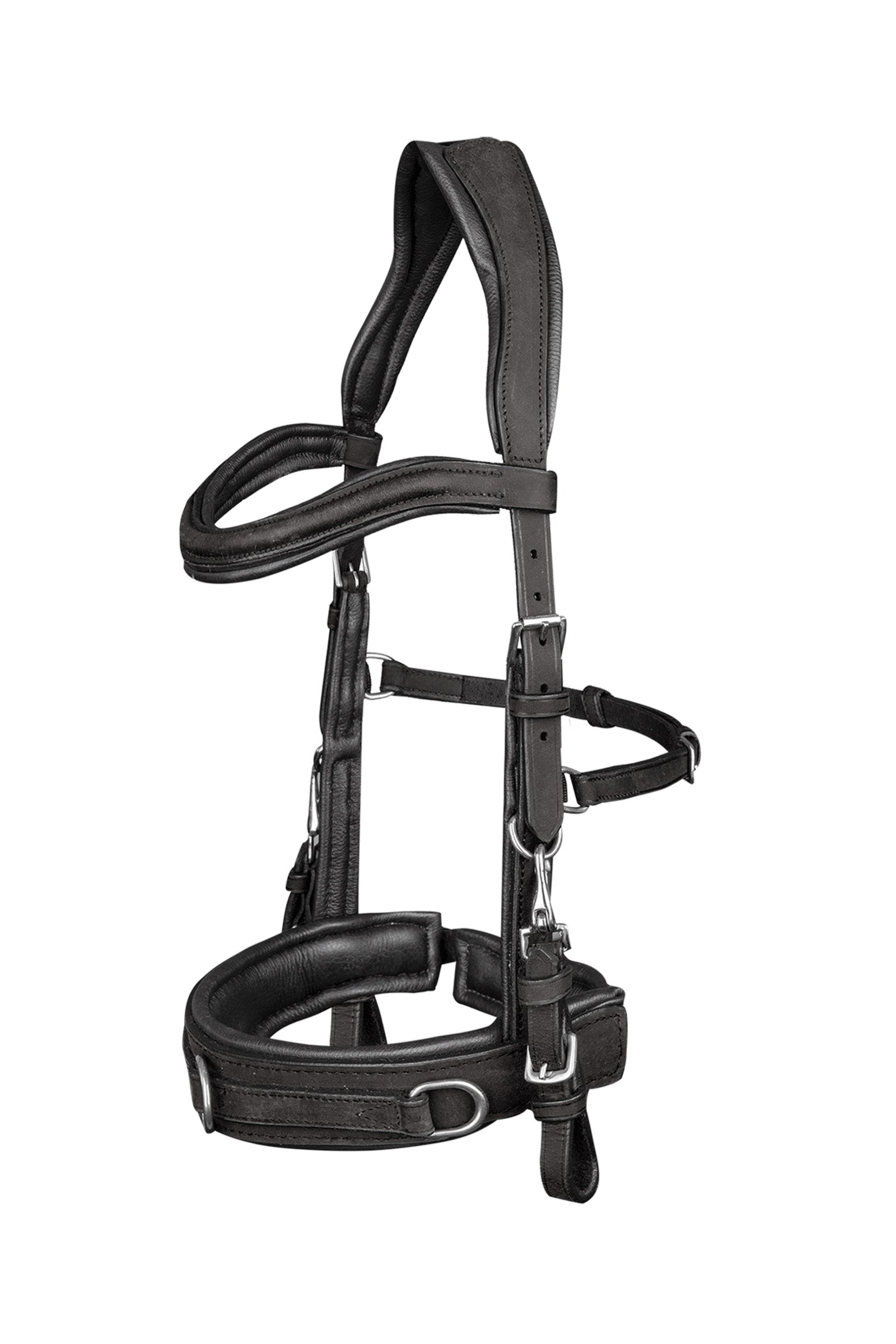 Waldhausen Anatomic Cabezada Con Serreta De Cuero Entrenamiento Caballo