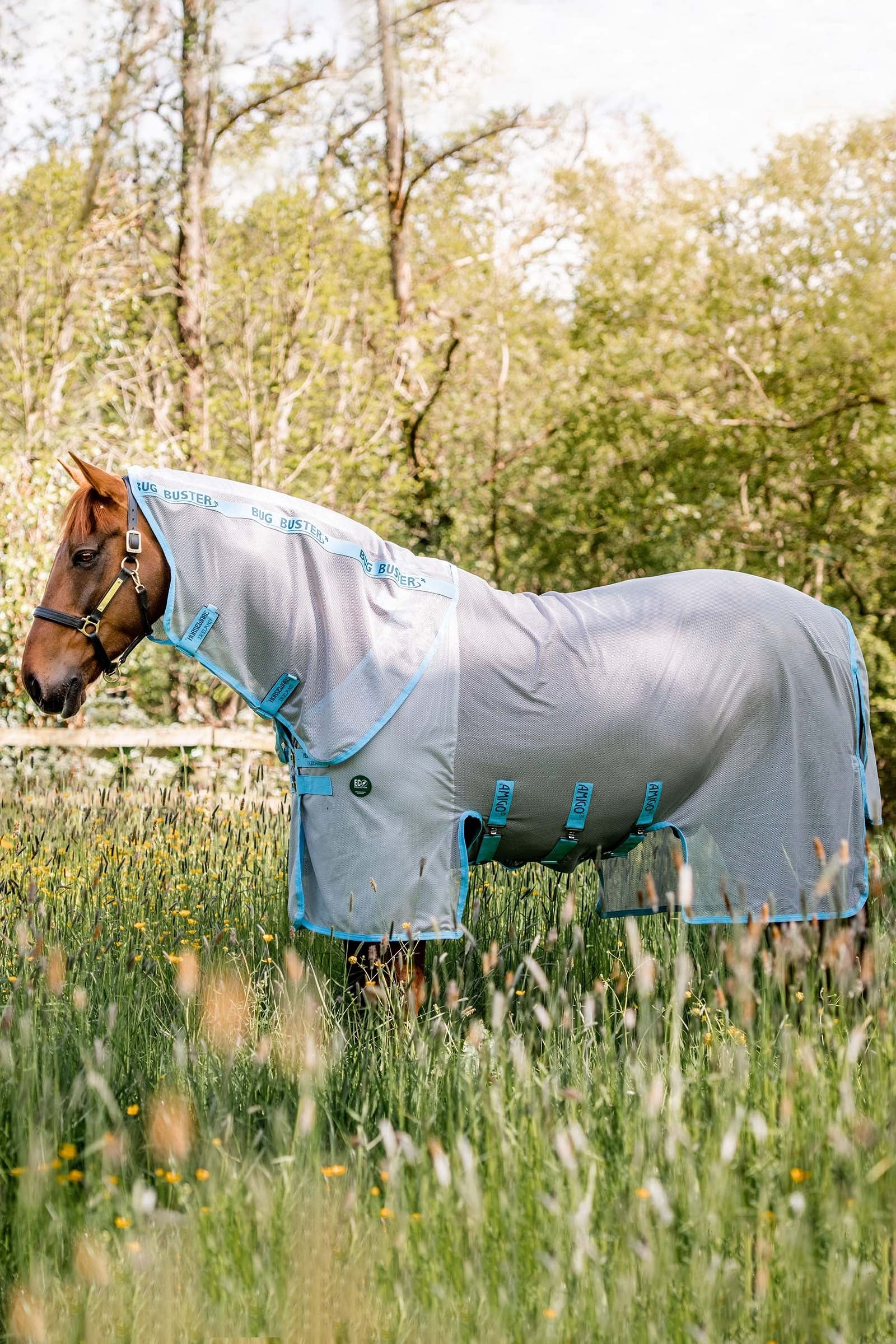 Horseware Amigo AmEco Bug Buster manta para moscas con cuello desmontable Mantas Caballo