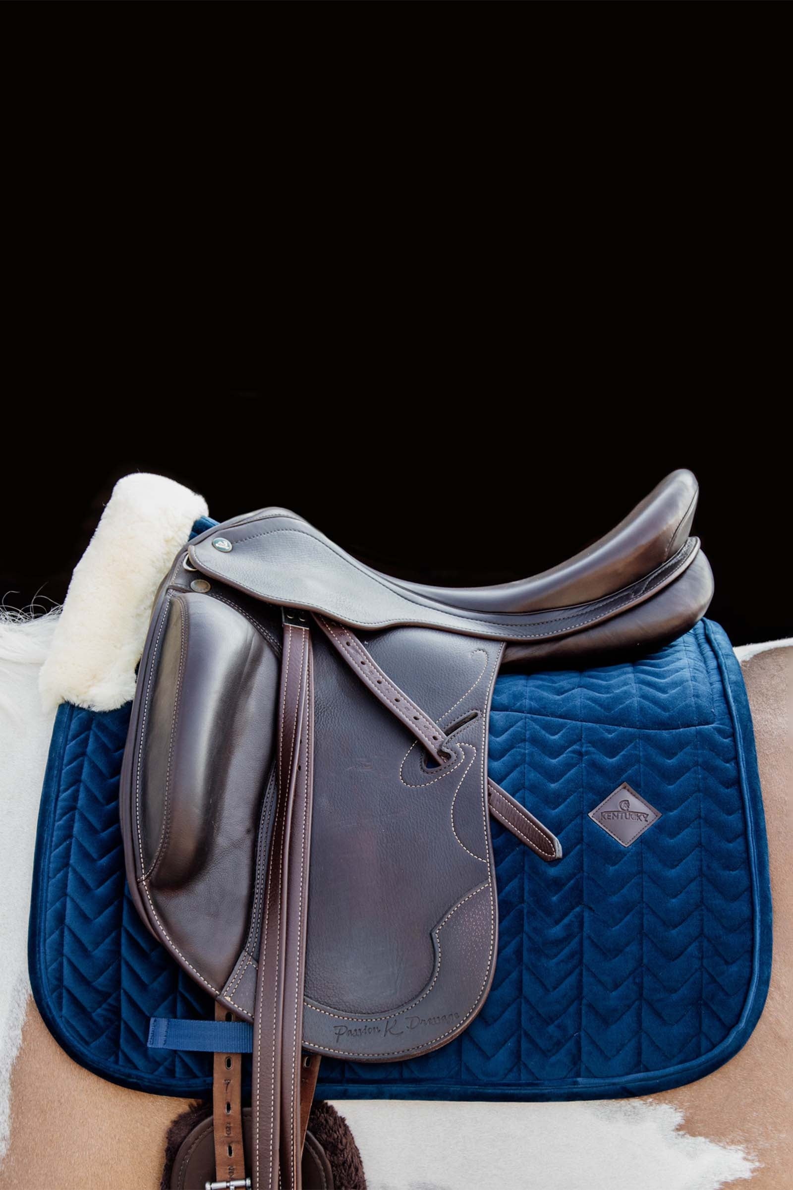 Kentucky Horsewear Velvet Skin Friendly Dressage Saddle pad Saddle Pads